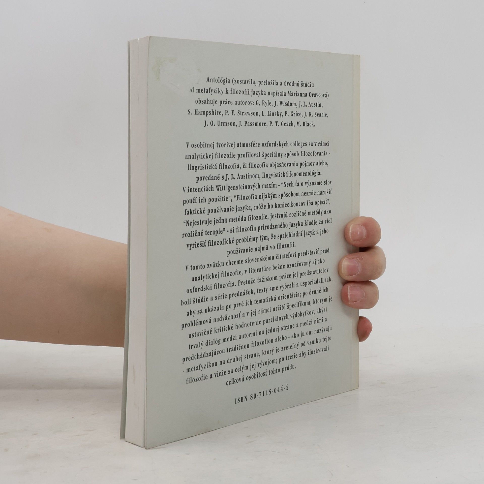 Autorenkollektiv Filozofia prirodzeného jazyka