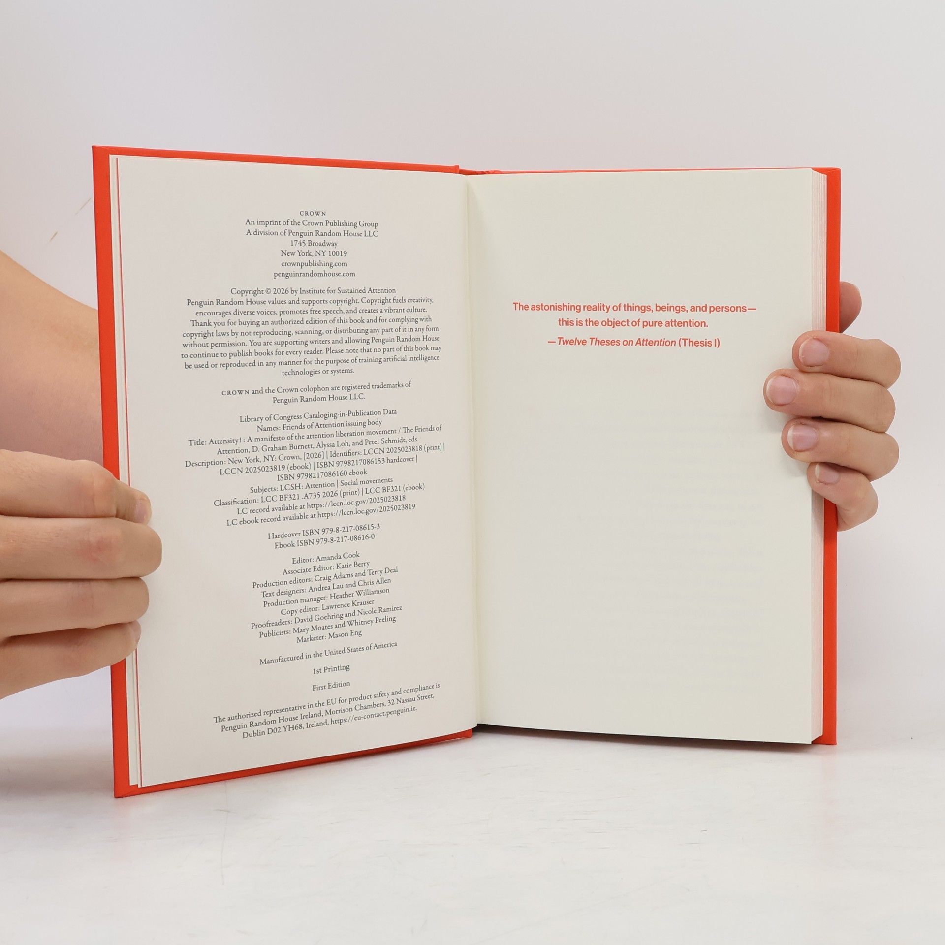 The Friends of Attention Attensity!: A Manifesto of the Attention Liberation Movement