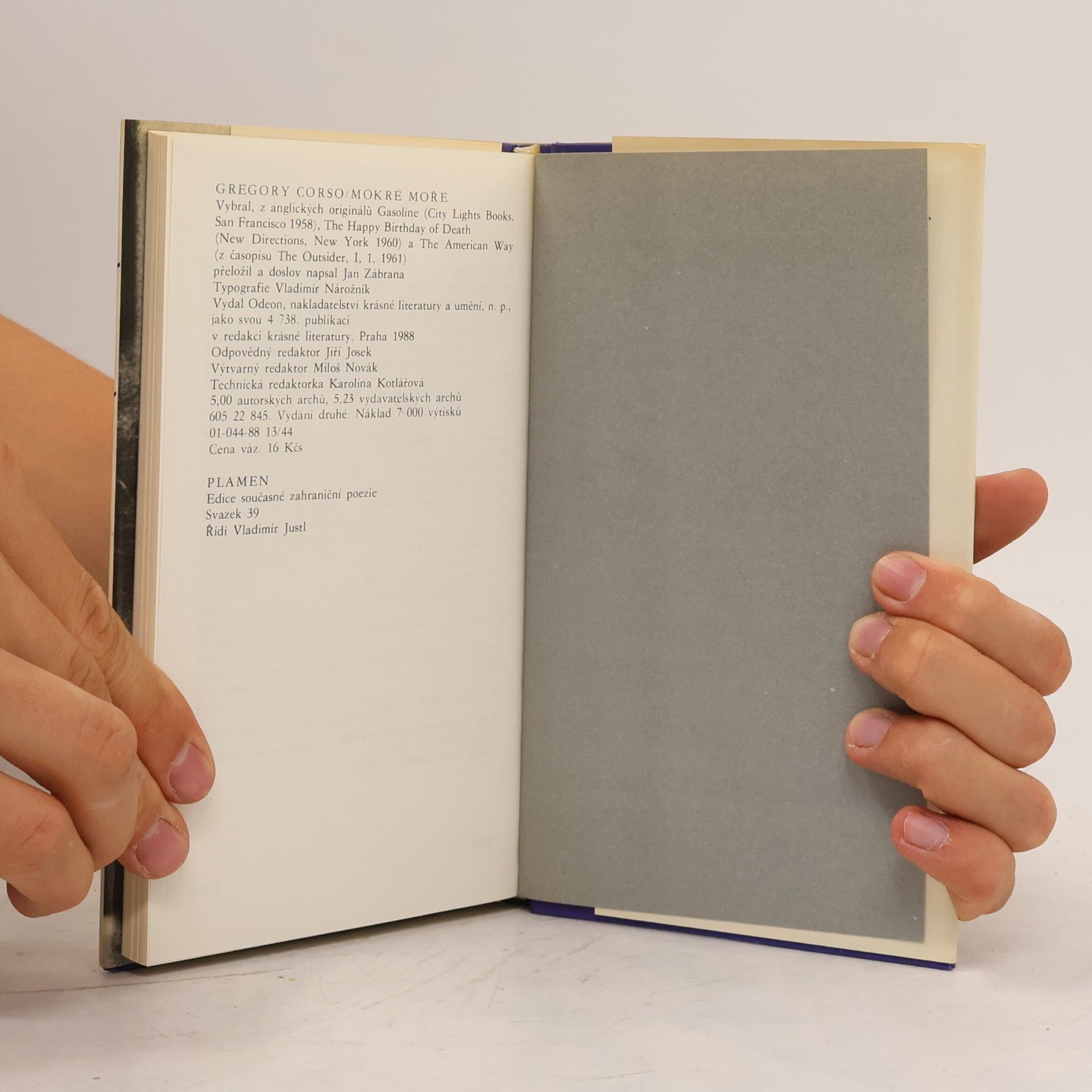 Gregory Corso Mokré moře
