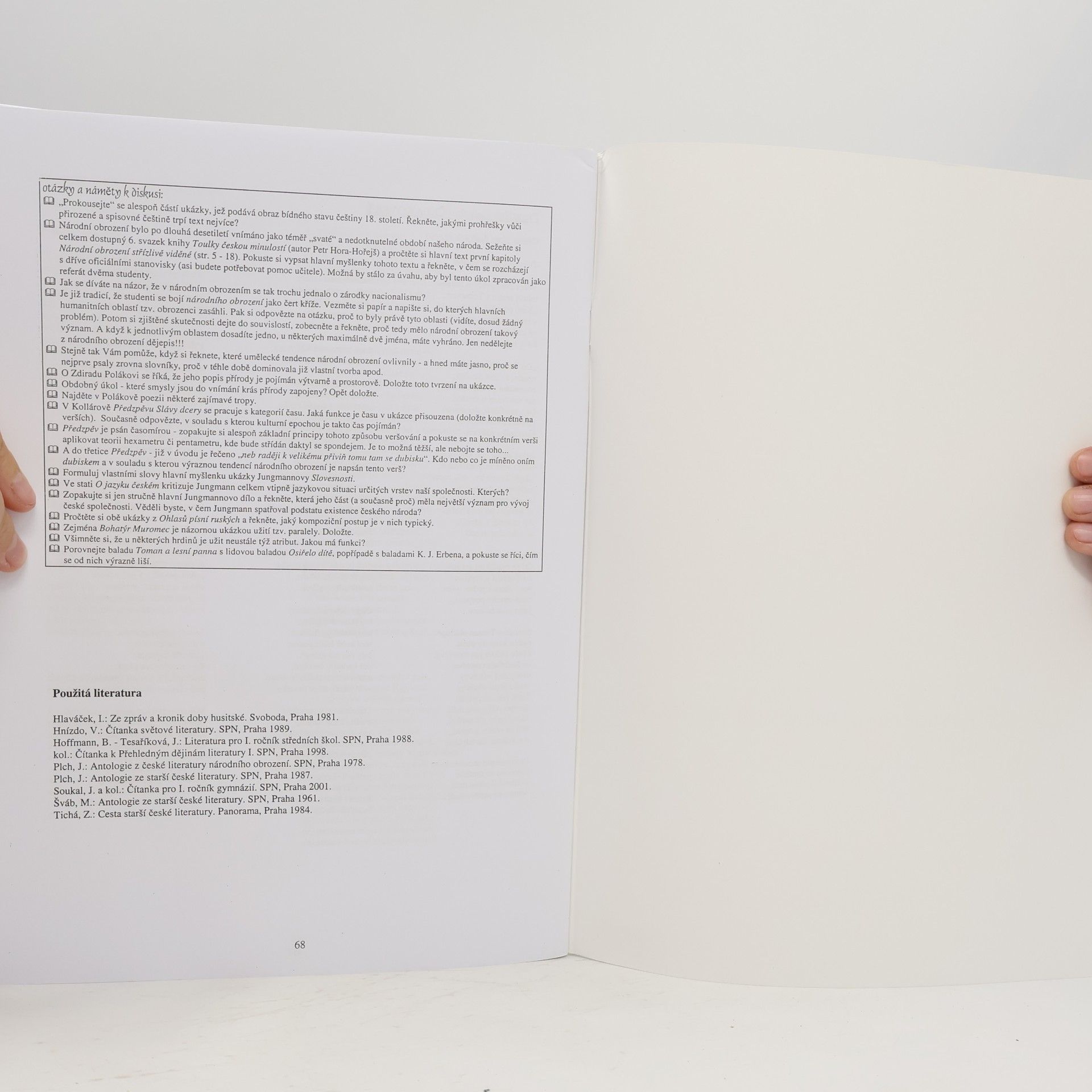Vladimír Prokop Čítanka k Dějinám literatury od starověku do počátku 19. století