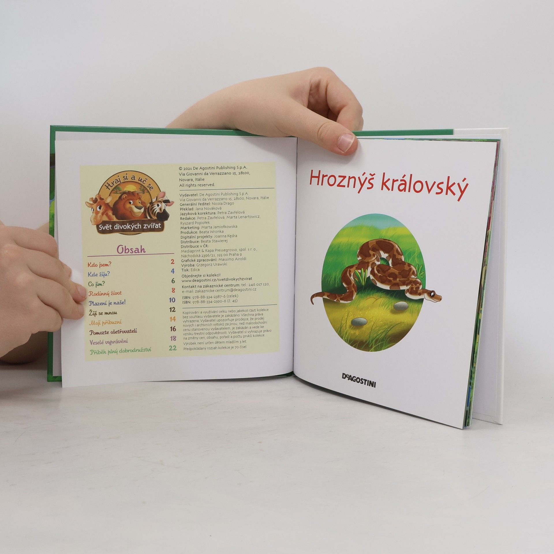 Collectif d'auteurs Bydlím v lese 45. Hroznýš královský