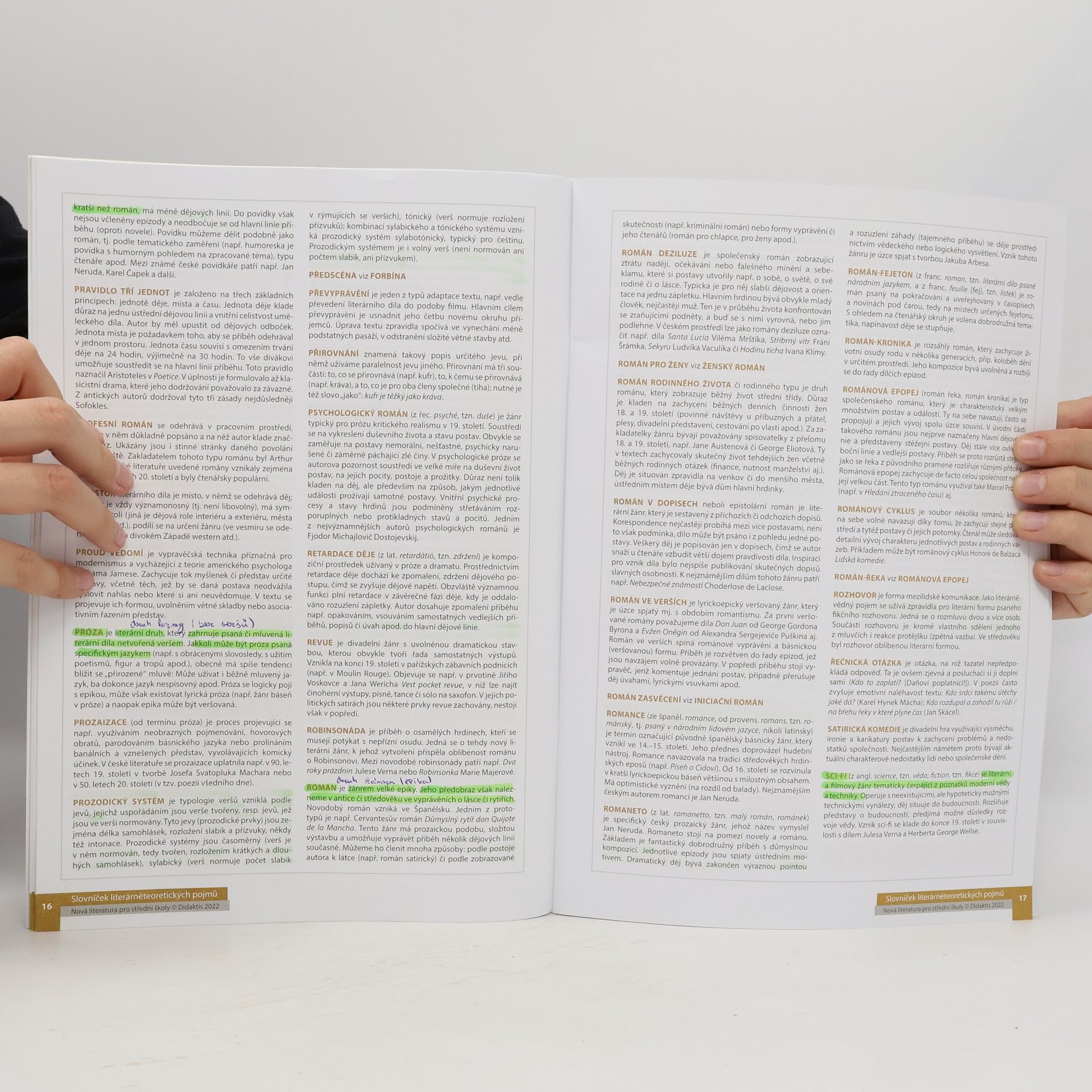 Lukáš Borovička Nová literatura pro střední školy. Přehled literárních pojmů a směrů