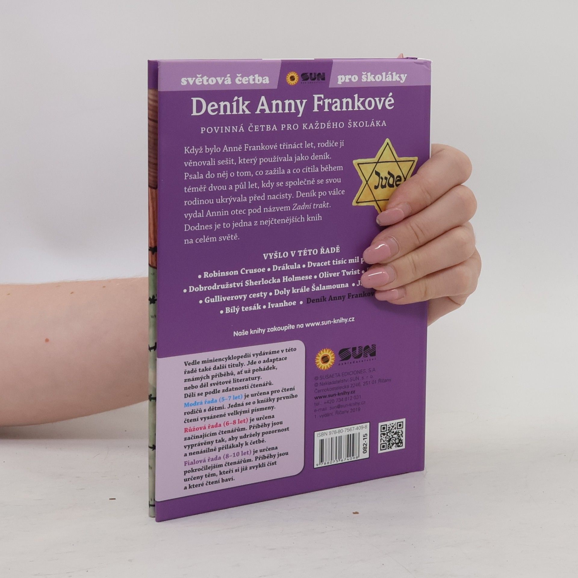 Rebeca Vélez Deník Anny Frankové (převyprávění)
