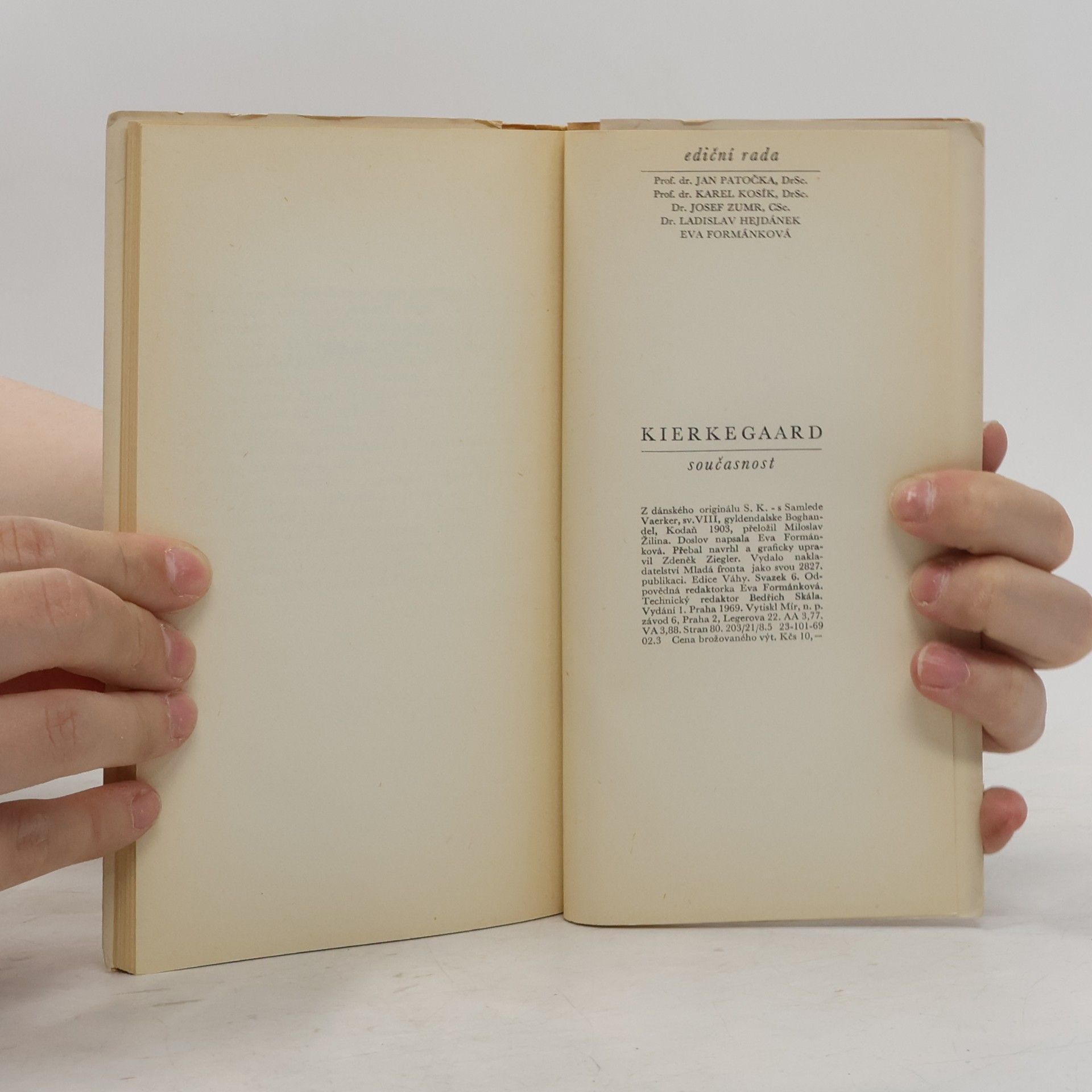 Søren Kierkegaard Současnost