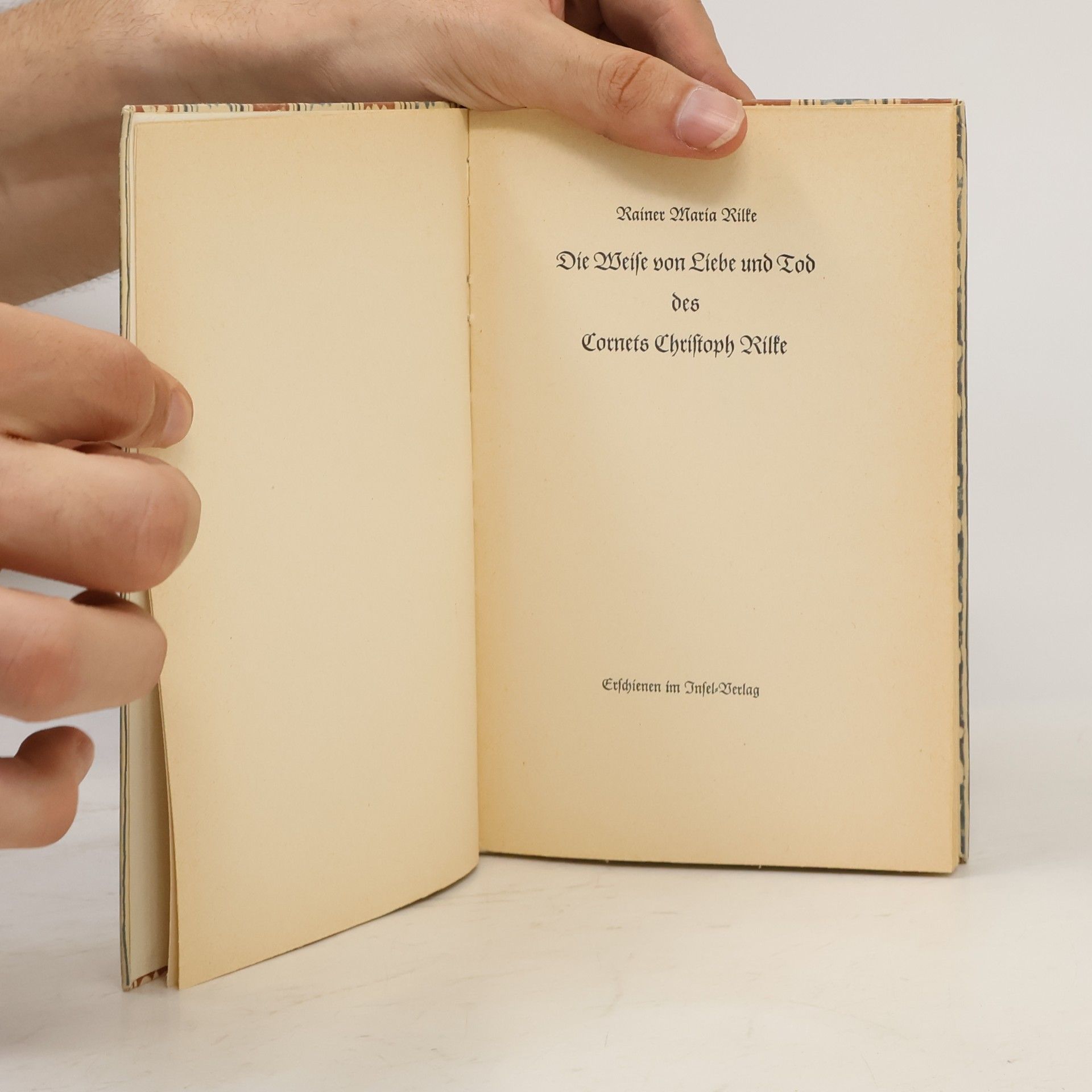 Rainer Maria Rilke Die Weise von Liebe und Tod des Cornets Christoph Rilke