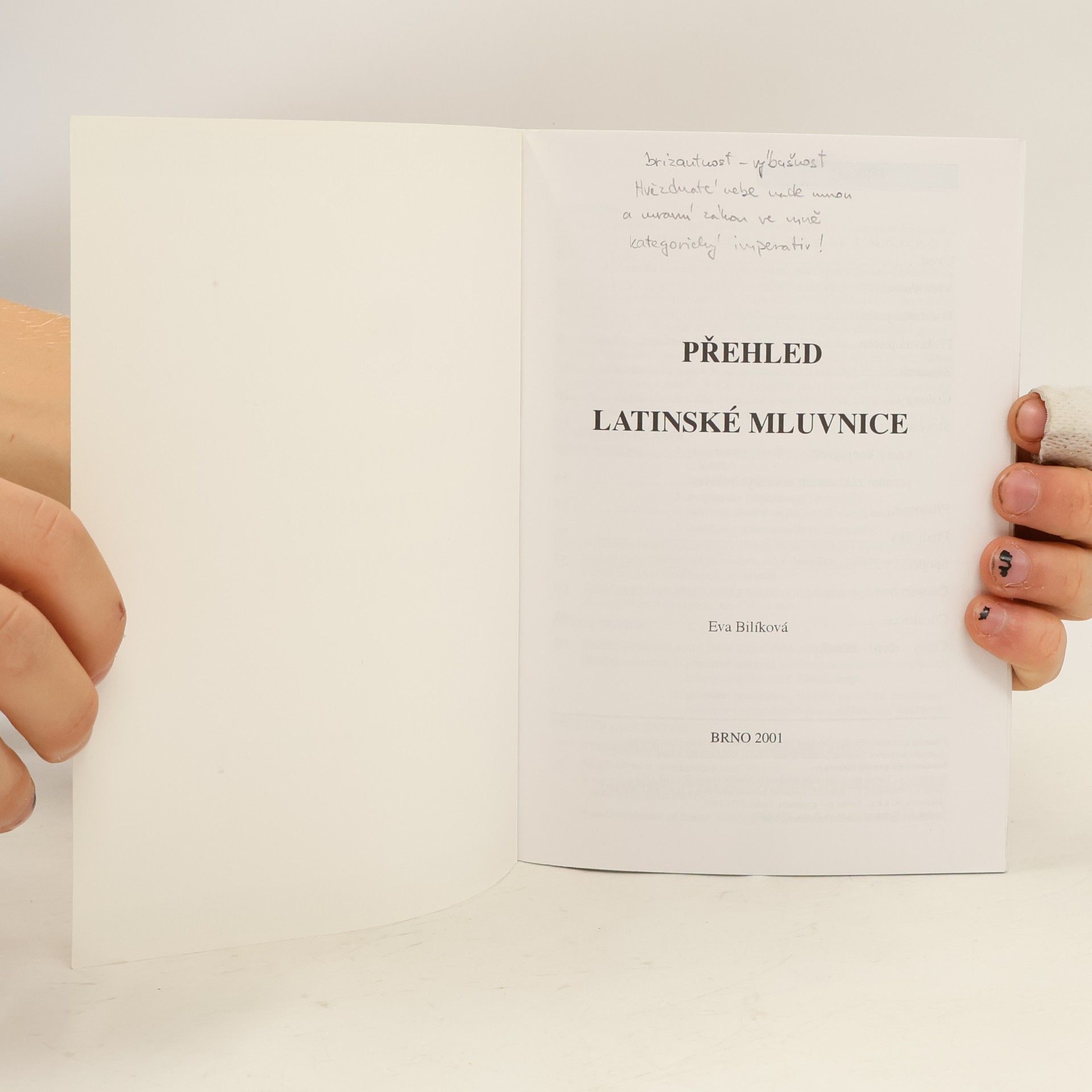 Various authors Přehled latinské mluvnice