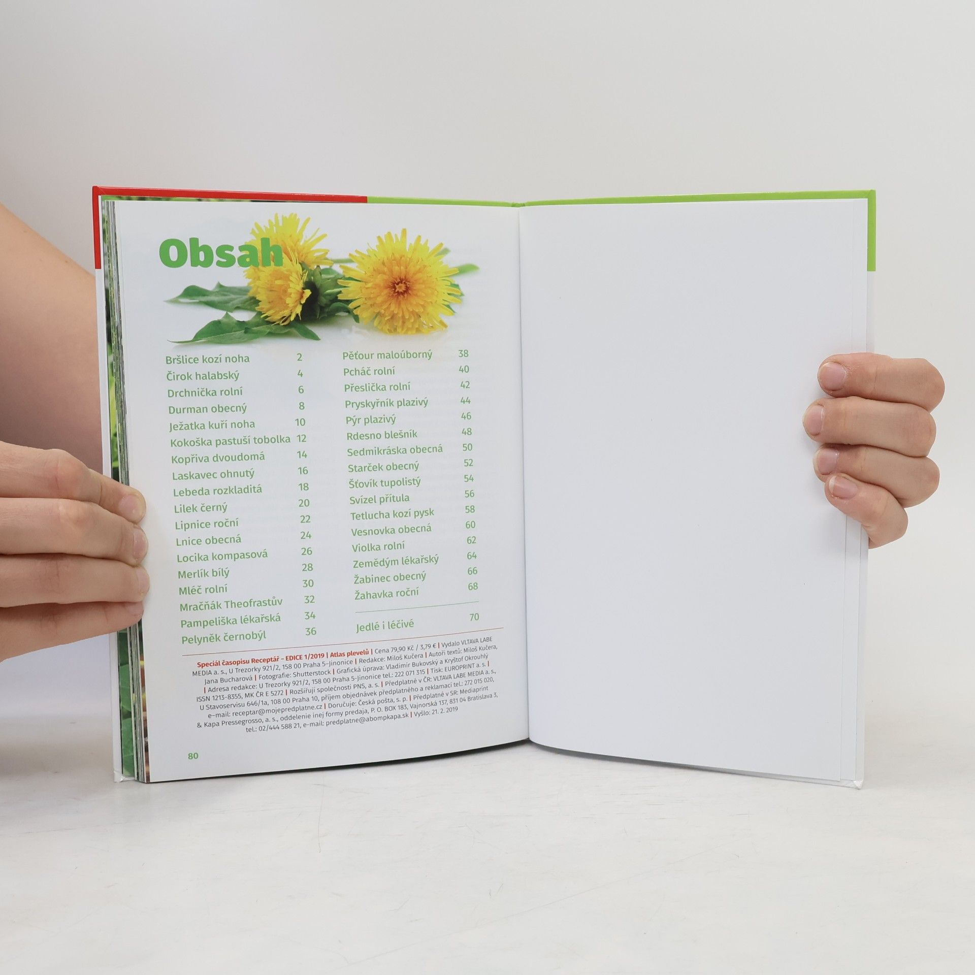 Miloš Kučera Atlas plevelů
