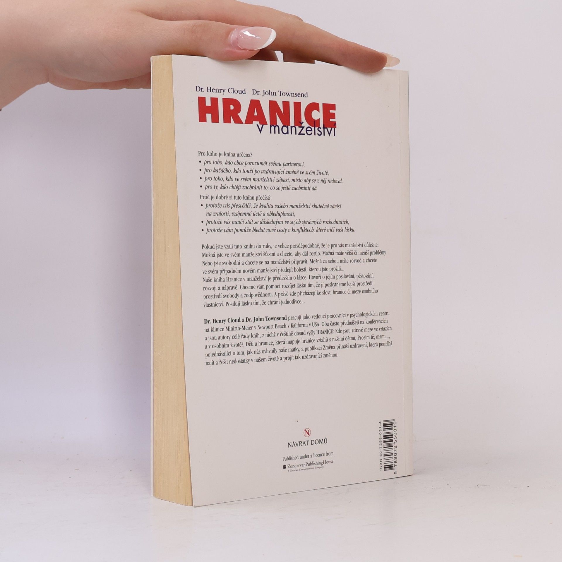 Henry Cloud Hranice v manželství