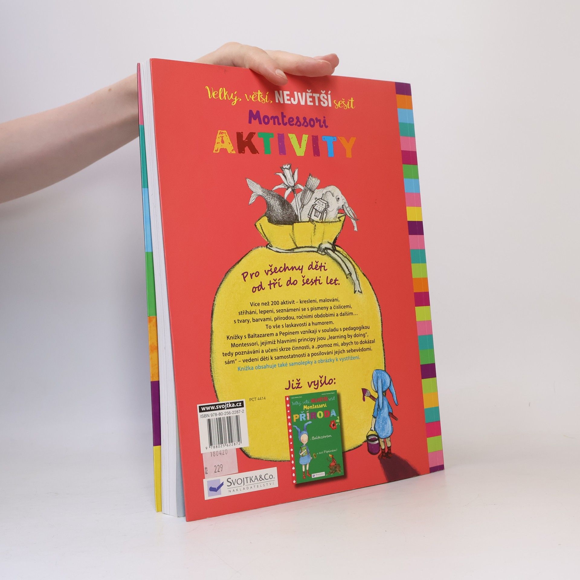 Marie-Hélène Place Velký, větší, největší sešit - Montessori aktivity