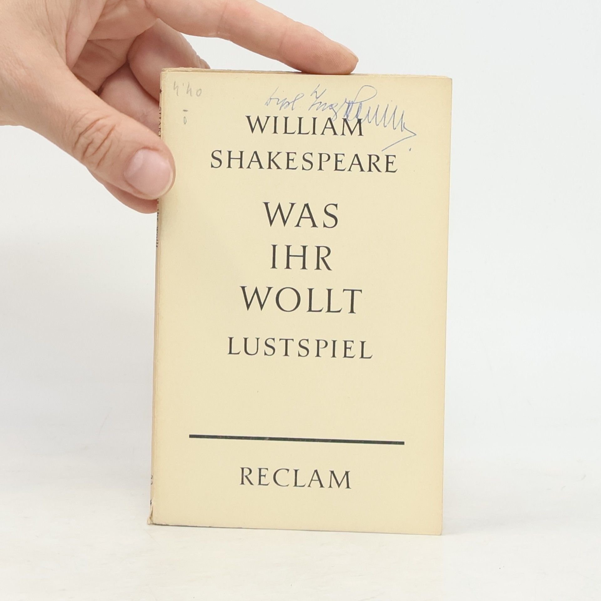 William Shakespeare Was ihr wollt