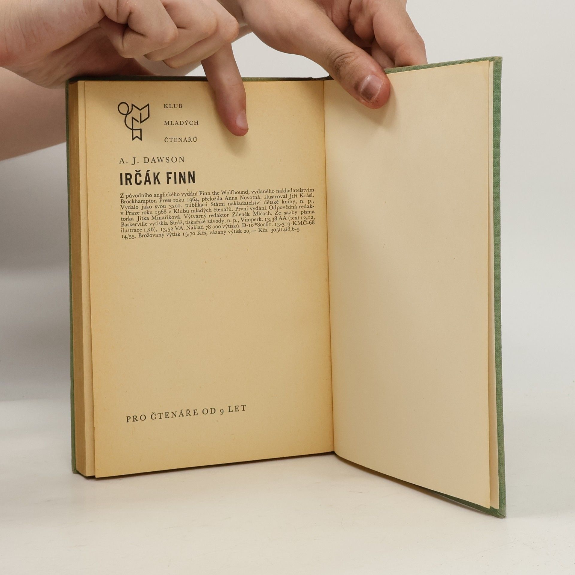 A. J. Dawson Irčák Finn