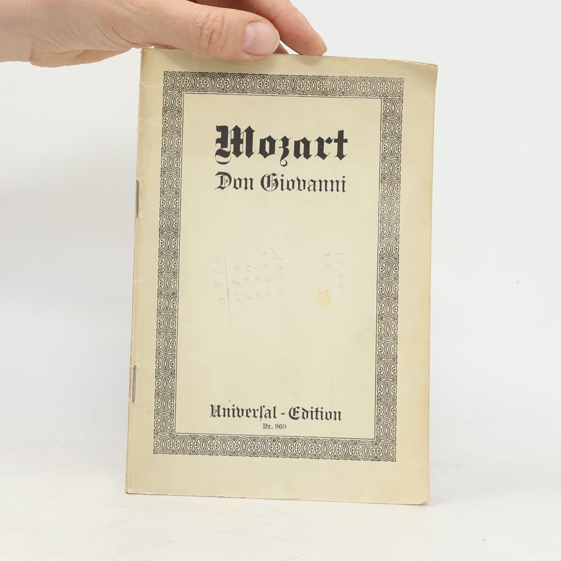 Wolfgang Amadeus Mozart Don Giovanni