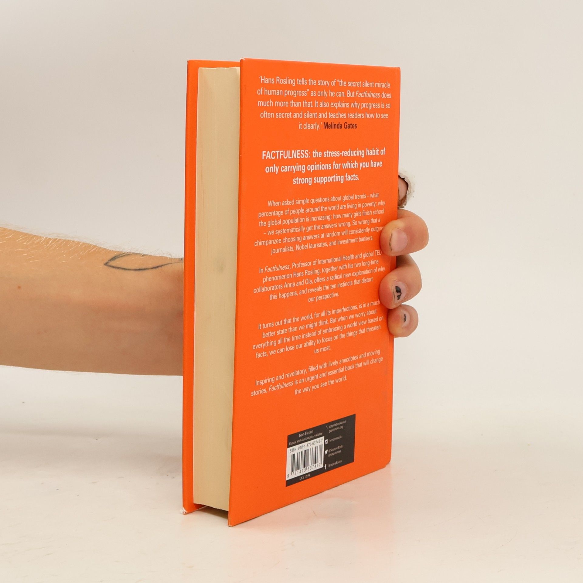 Hans Rosling Factfulness : ten reasons we're wrong about the world - and why things are better than you think