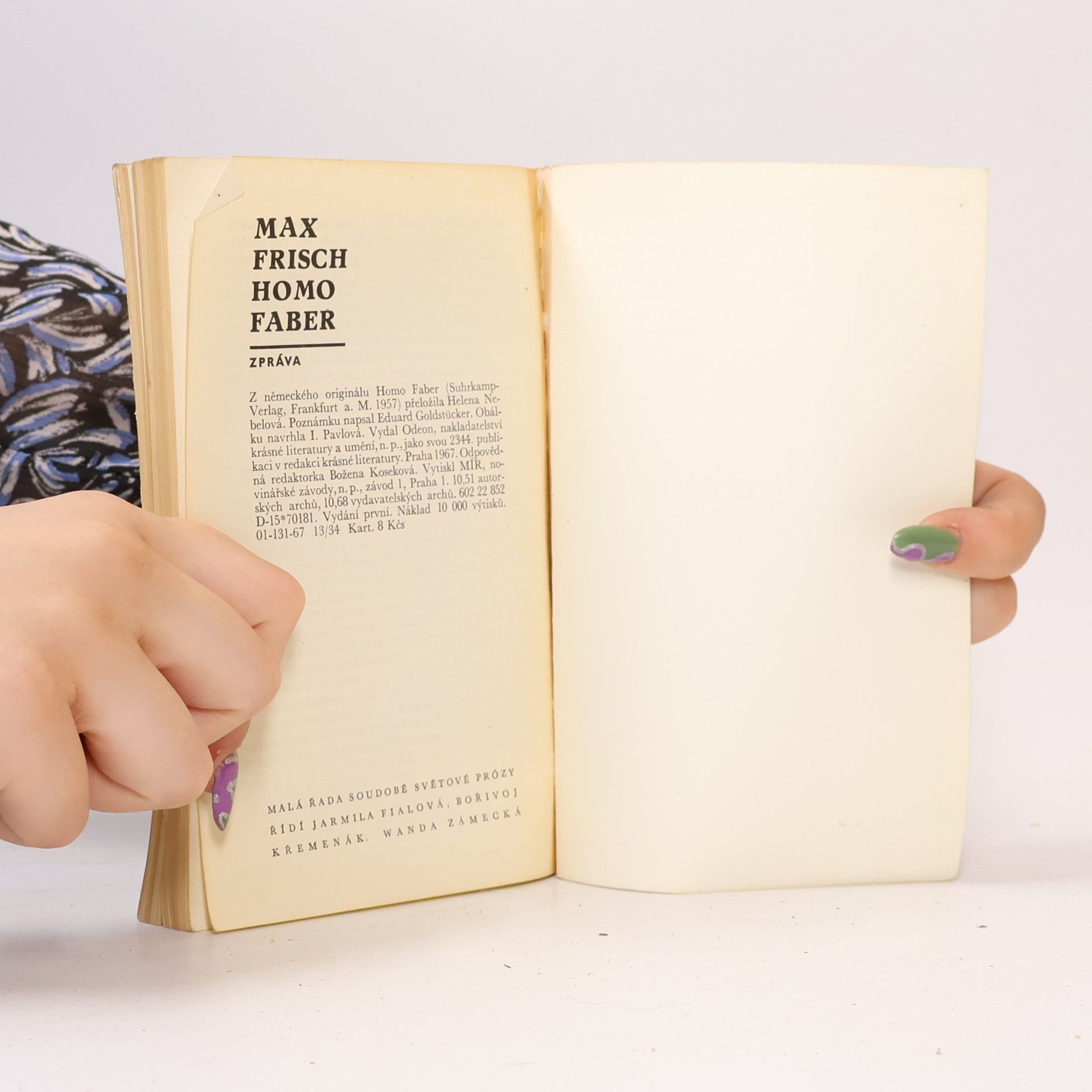 Max Frisch Homo Faber. Zpráva