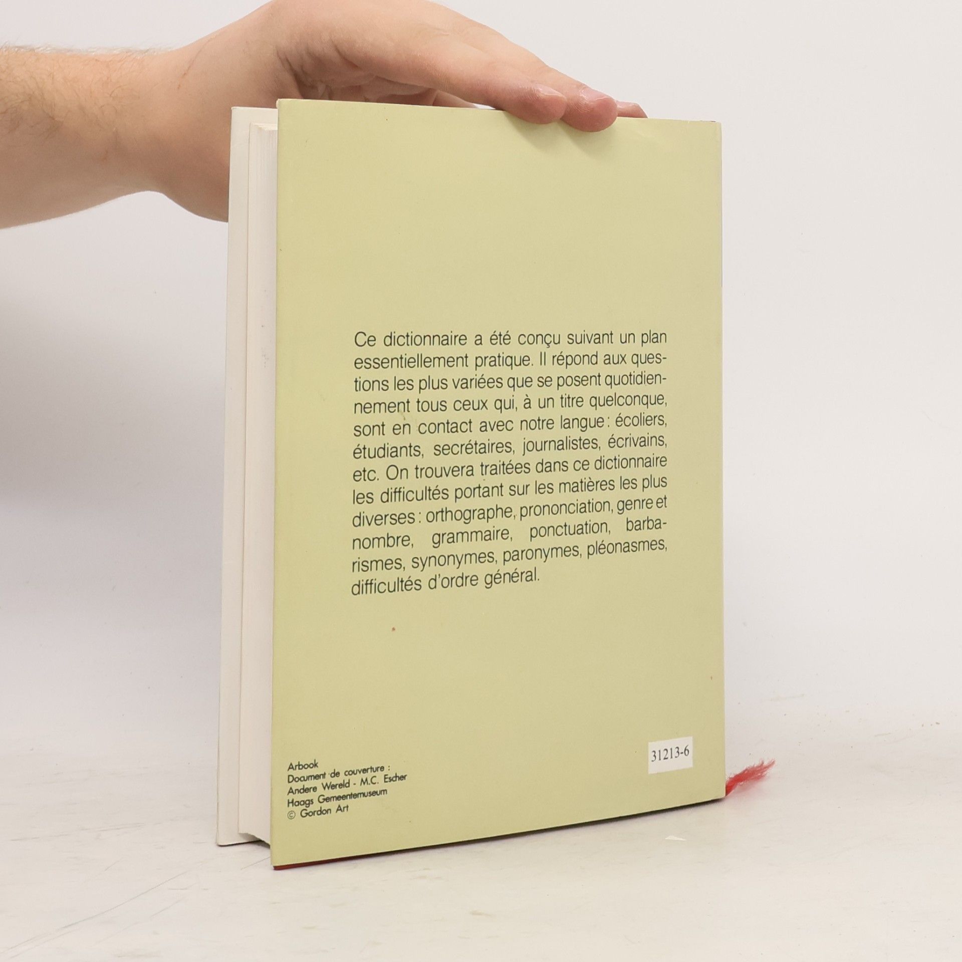 Adolphe V. Thomas Dictionnaire des difficultés de la langue française éd. 1995