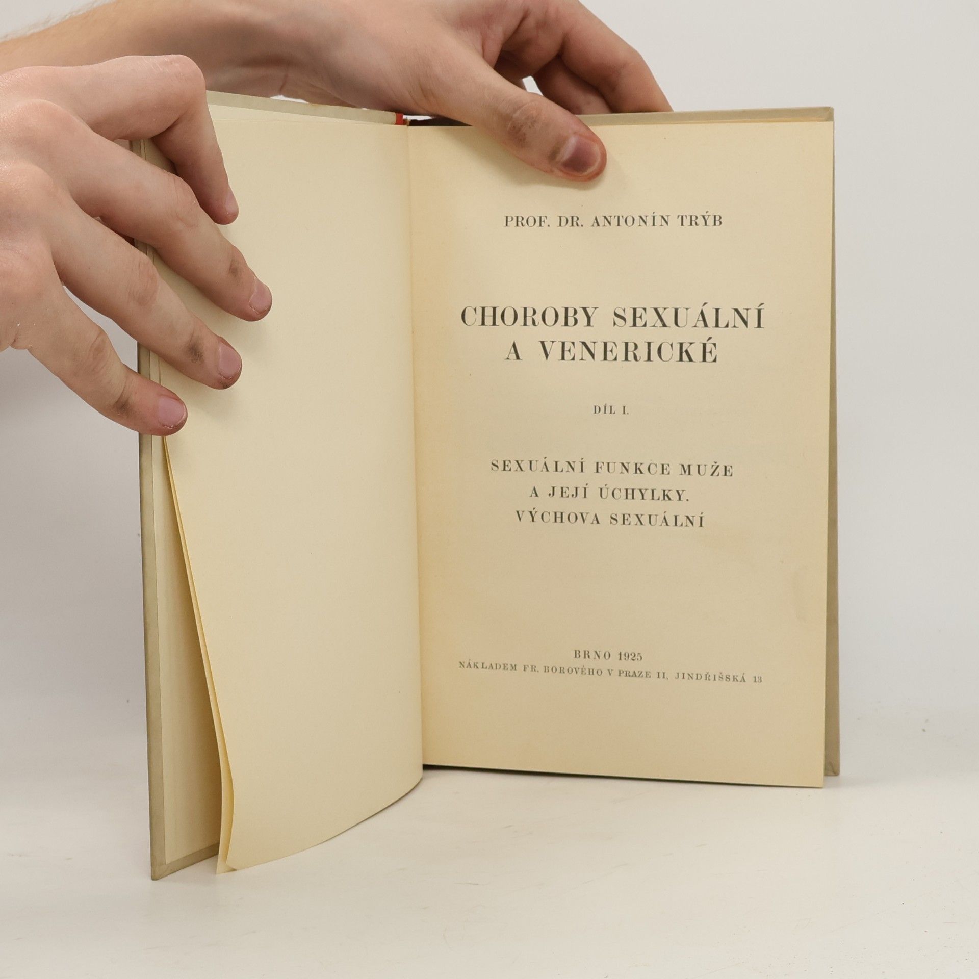 Antonín Trýb Choroby sexuální a venerické I.