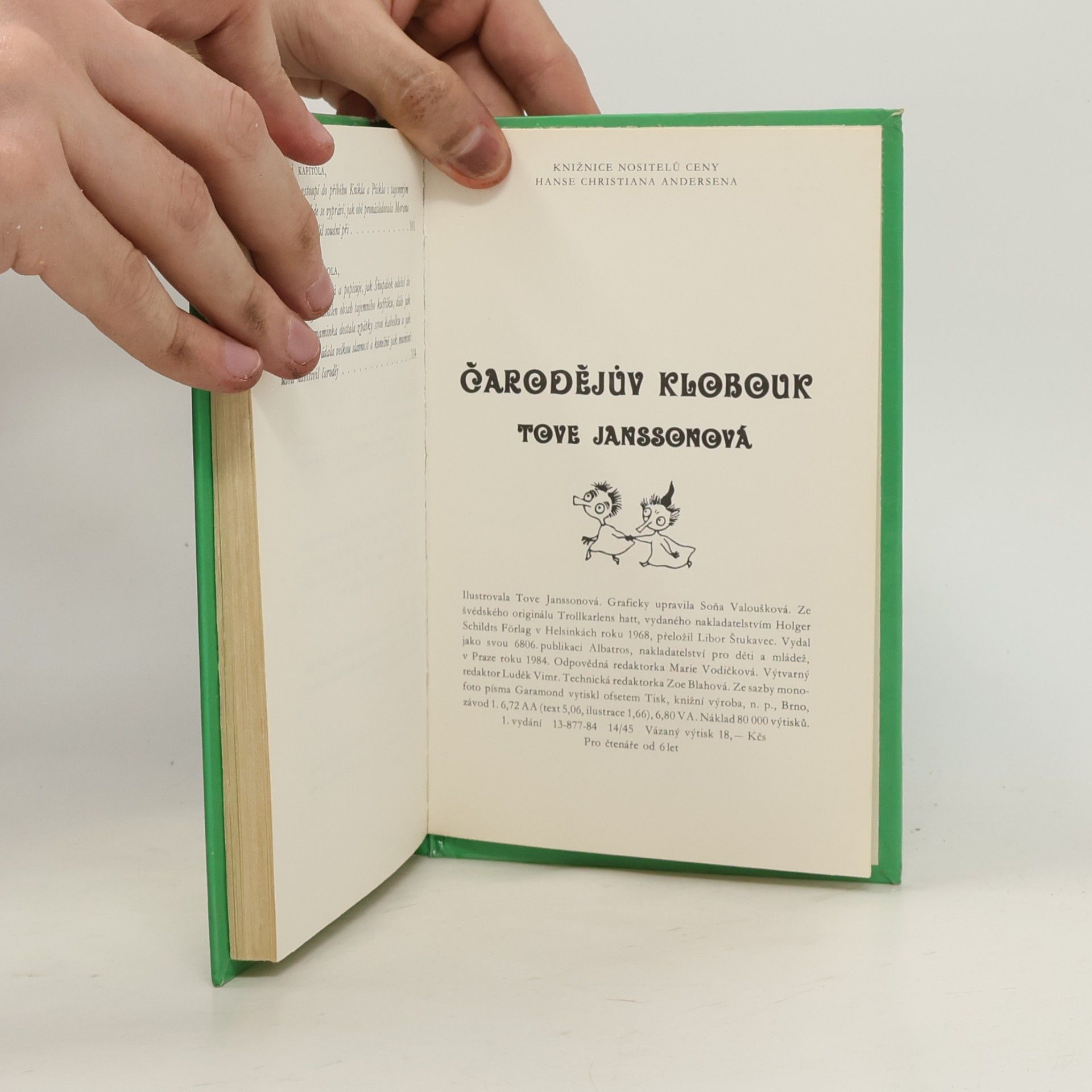 Tove Jansson Čarodějův klobouk