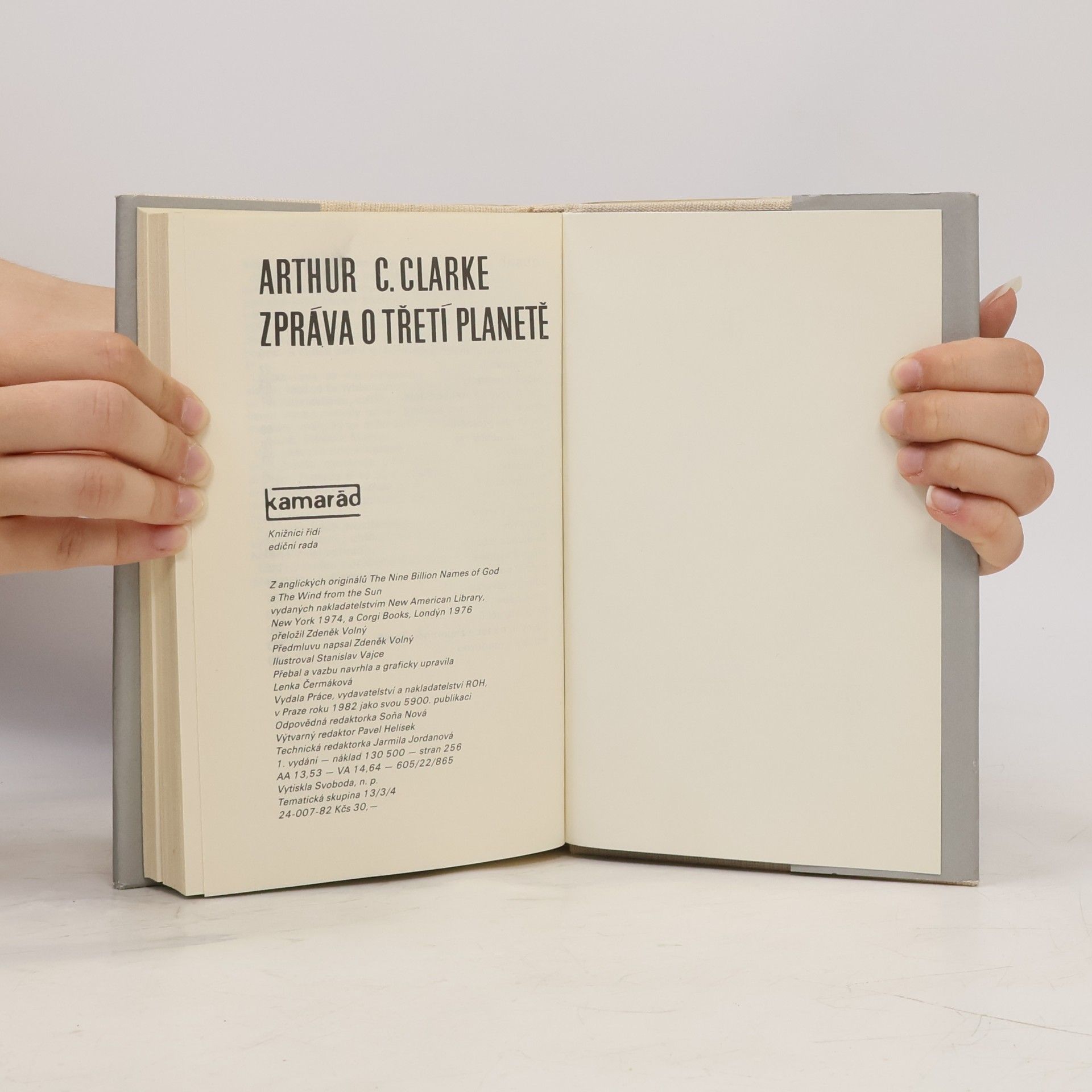 Arthur Charles Clarke Zpráva o třetí planetě