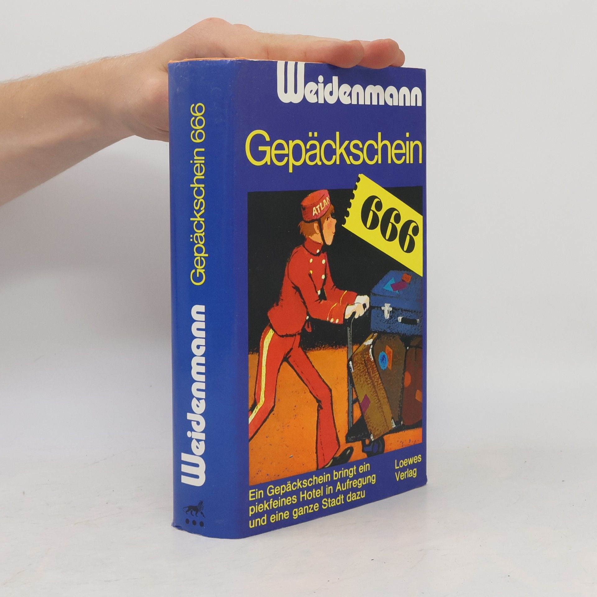 Alfred Weidenmann Gepäckschein 666