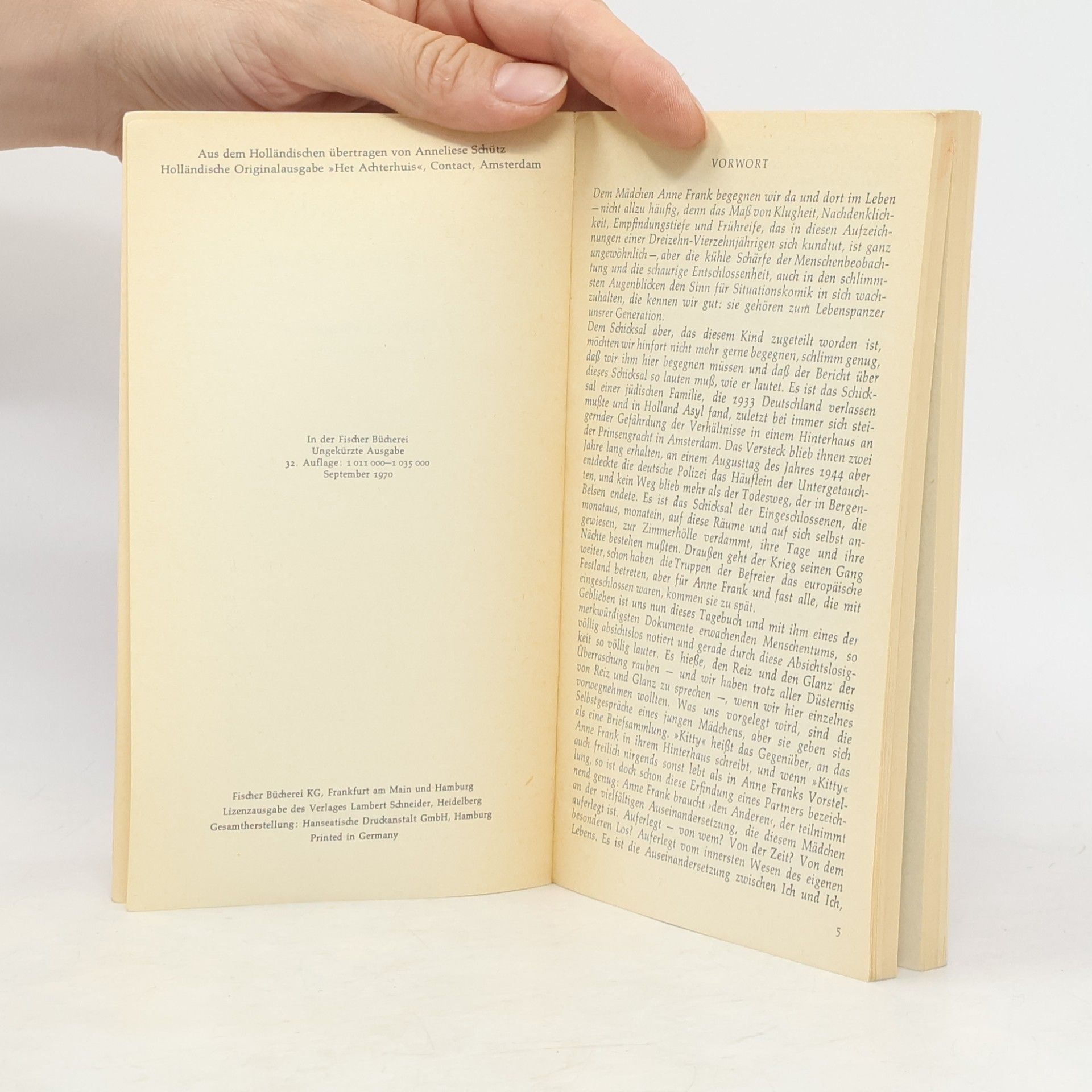Anne Frank Das Tagebuch der Anne Frank