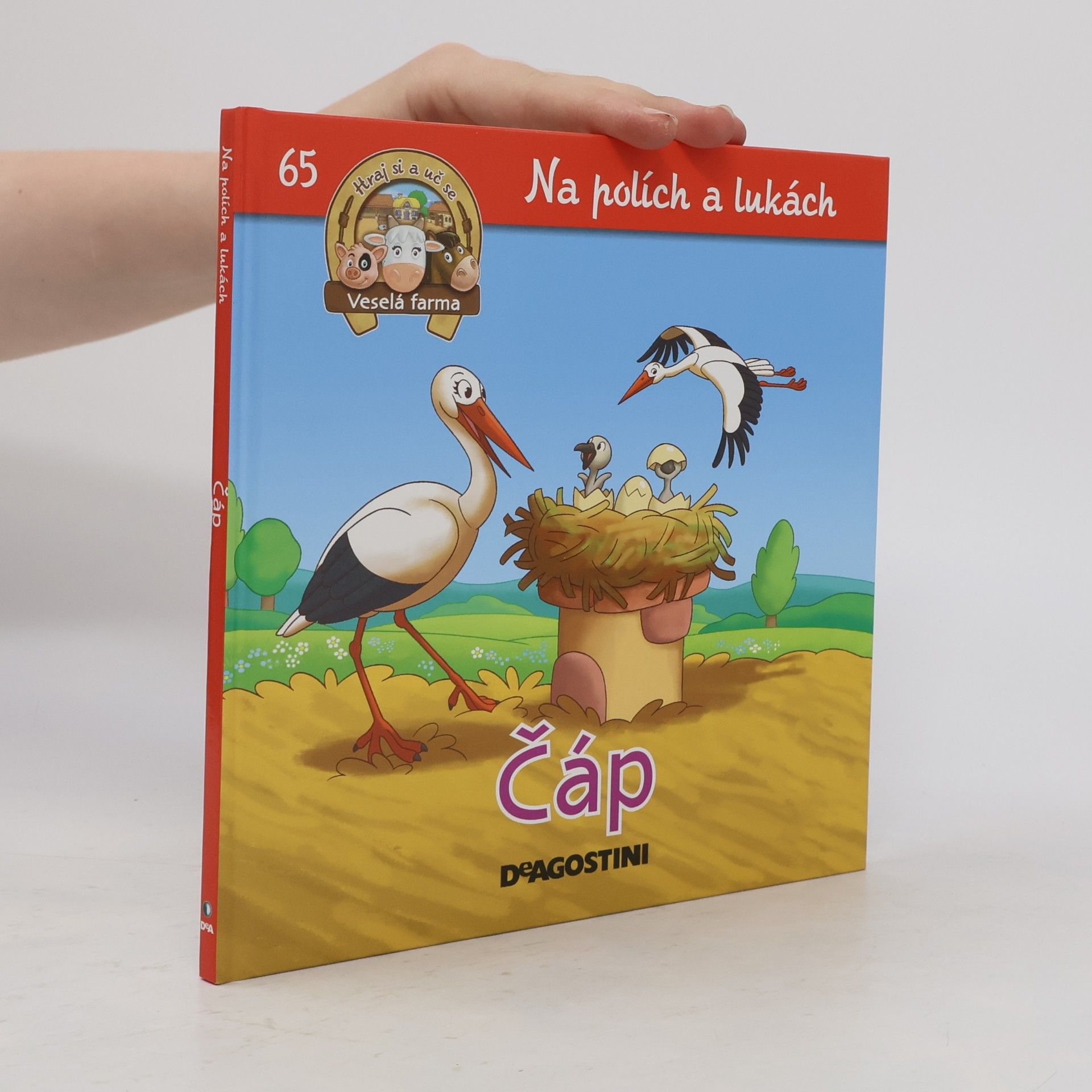 Kolektiv autorů Na polích a lukách 65. Čáp
