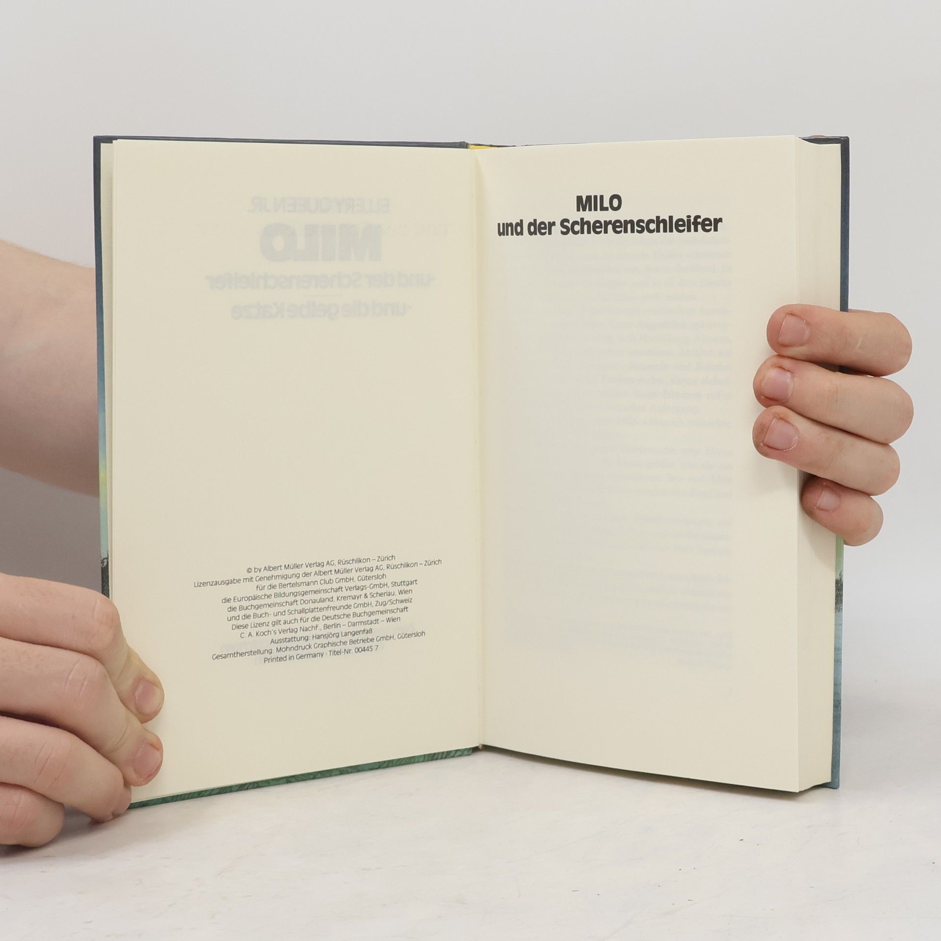Ellery Queen JR. Milo und der Scherenschleifer