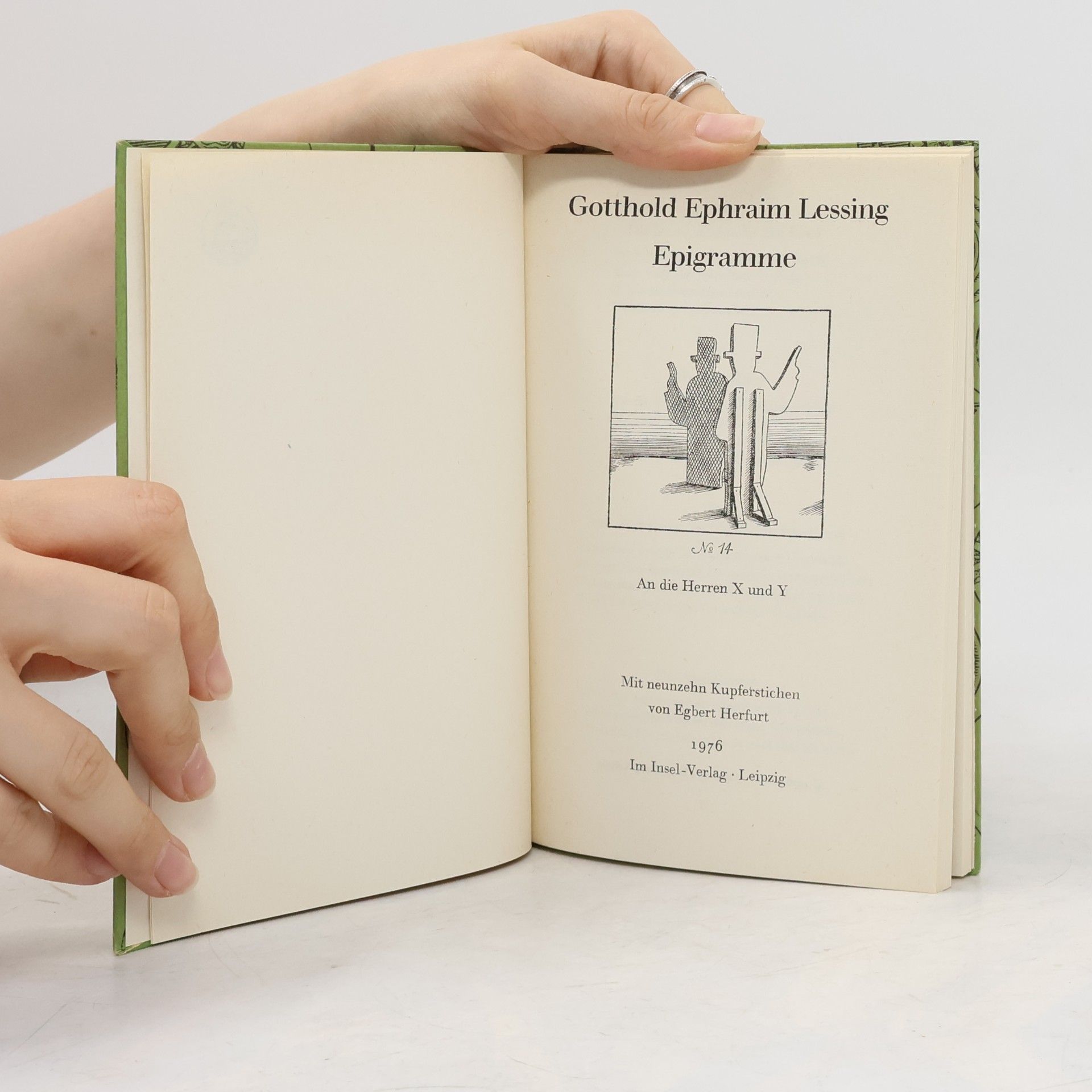 Gotthold Ephraim Lessing Epigramme