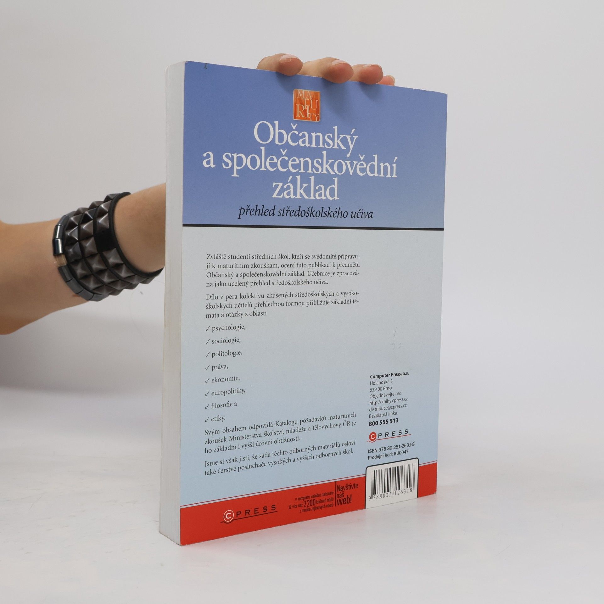 Klára Bartoníčková Občanský a společenskovědní základ. Přehled středoškolského učiva