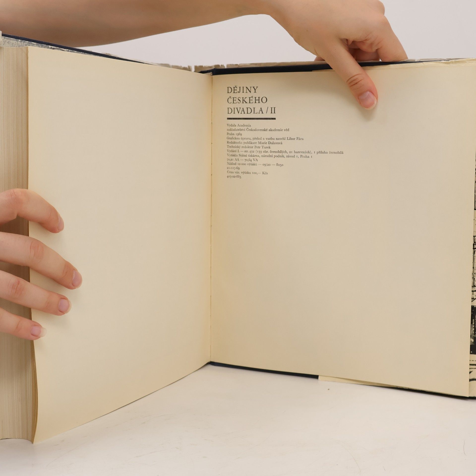 Collectif d'auteurs Dějiny českého divadla II.