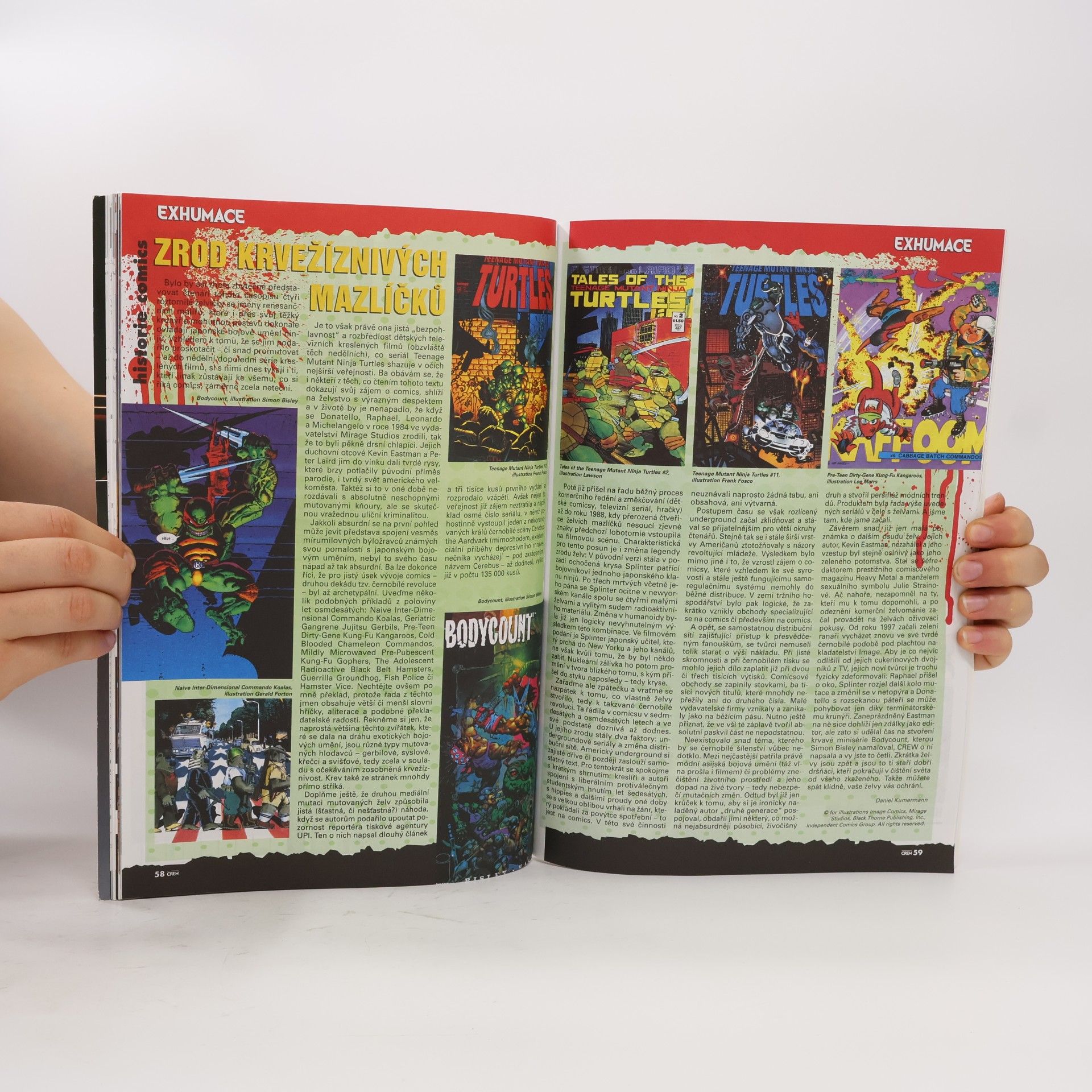 Collectif d'auteurs Comicsový magazín Crew 8/1998