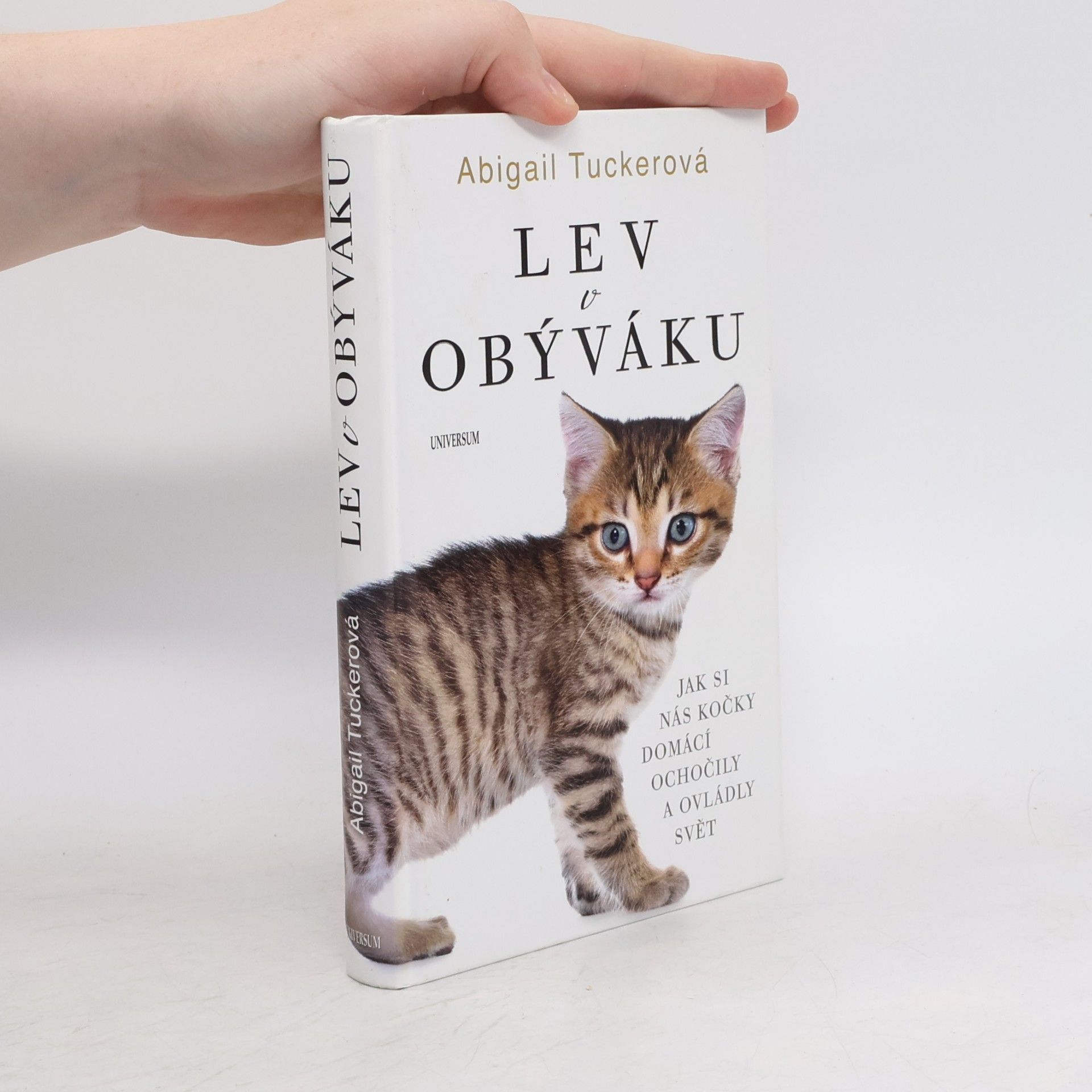 Abigail Tucker Lev v obýváku: Jak si nás kočky domácí ochočily a ovládly svět