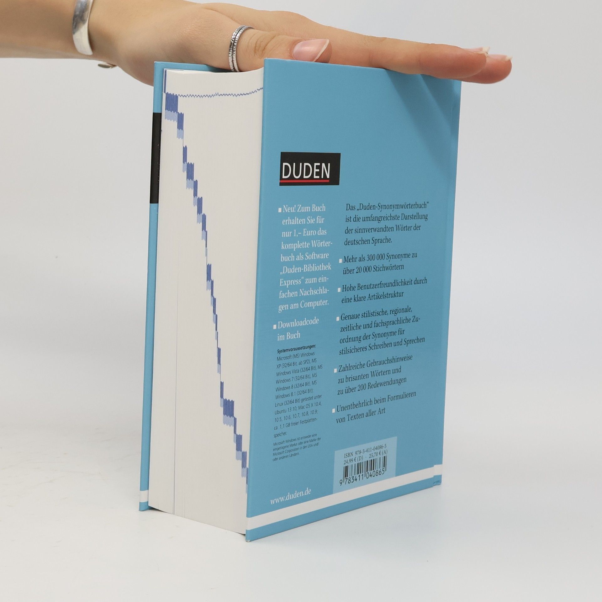 Autores varios Duden 8. Das Synonymwörterbuch. Ein Wörterbuch sinnverwandter Wörter
