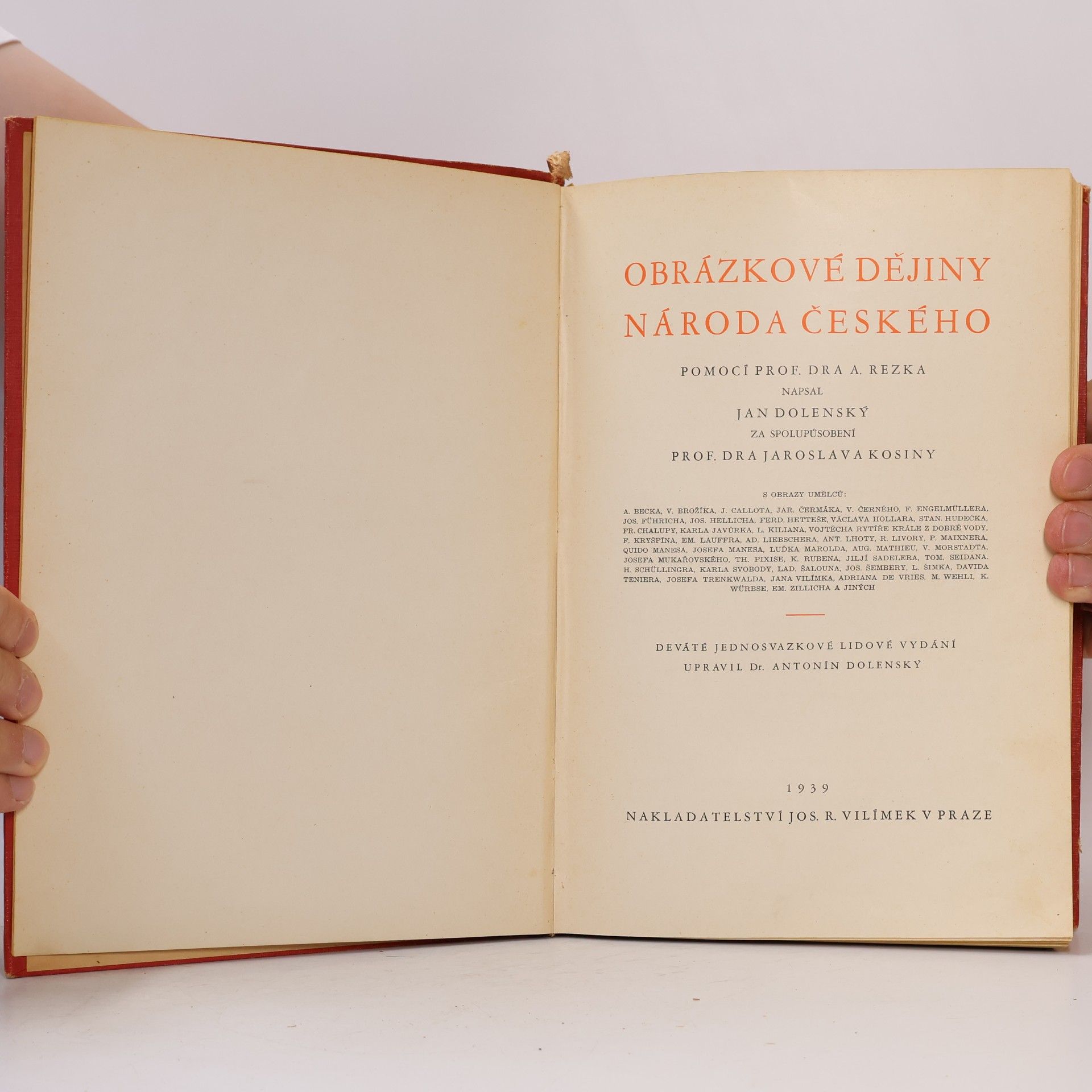 Jan Dolenský Obrázkové dějiny národa českého