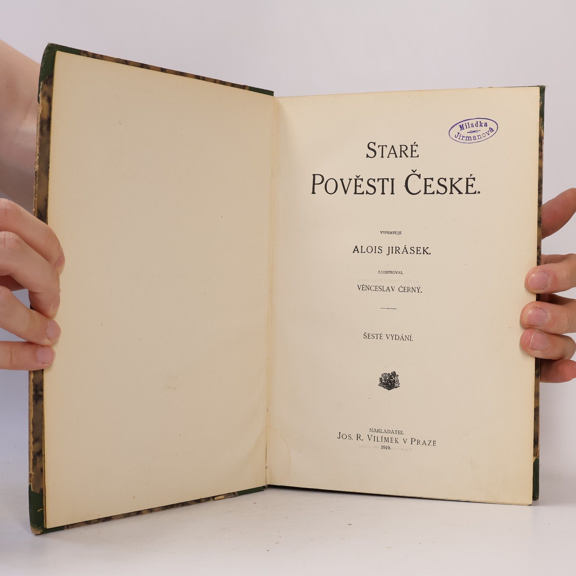 Alois Jirásek Staré pověstí české