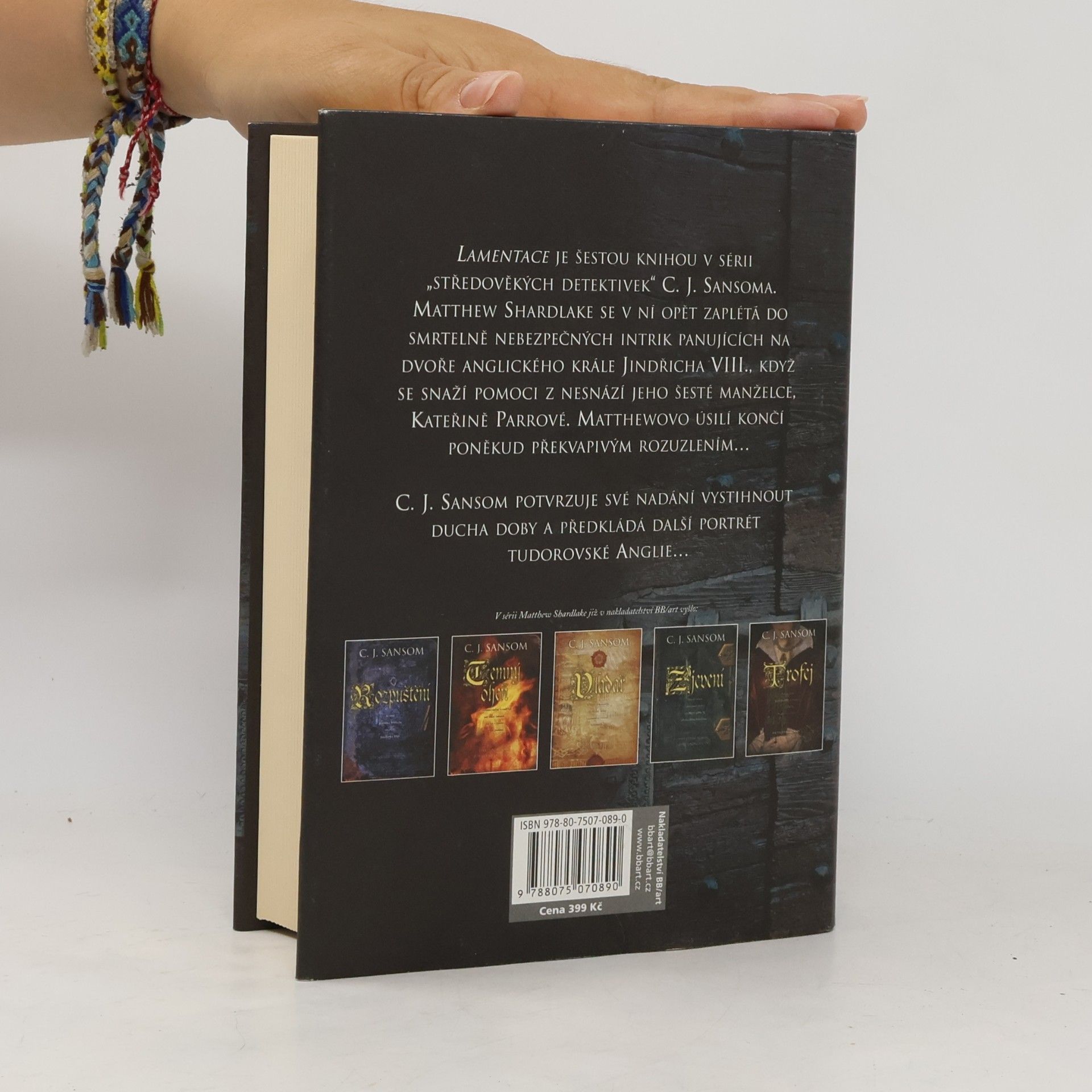 Christopher John Sansom Lamentace