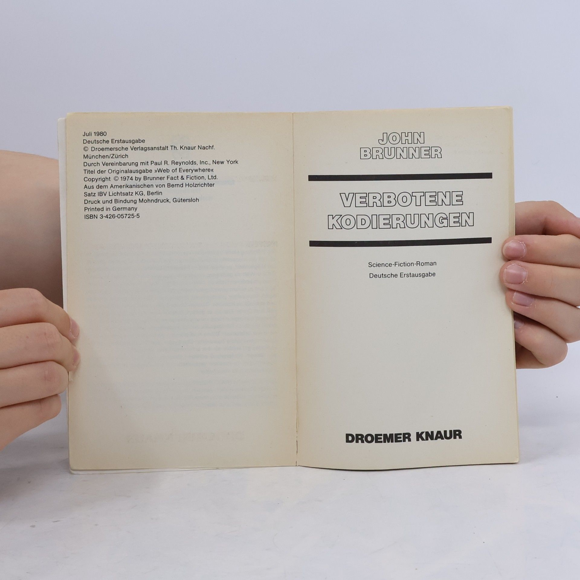 John Brunner Verbotene Kodierungen.