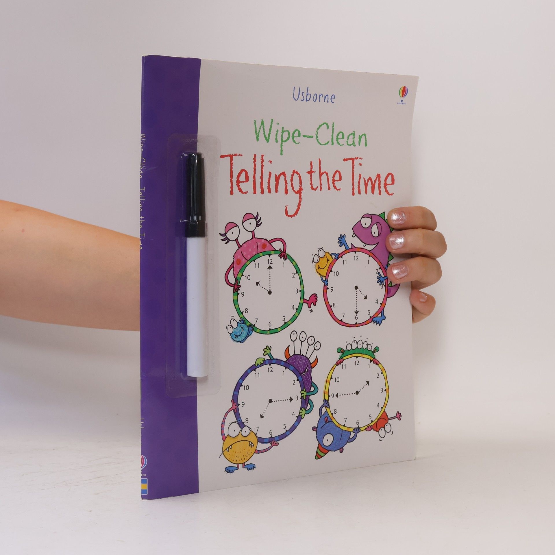 Jessica Greenwell Usborne Wipe Clean Books: Wipe-Clean Telling the Time