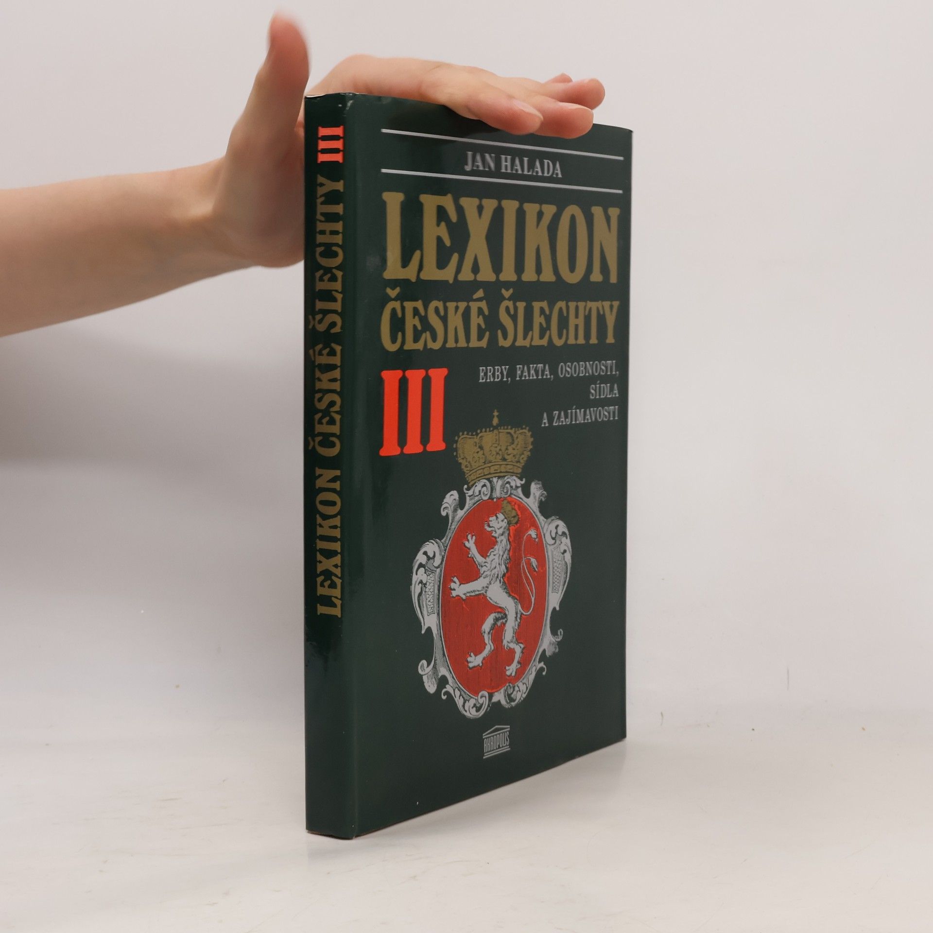 Jan Halada Lexikon české šlechty III.