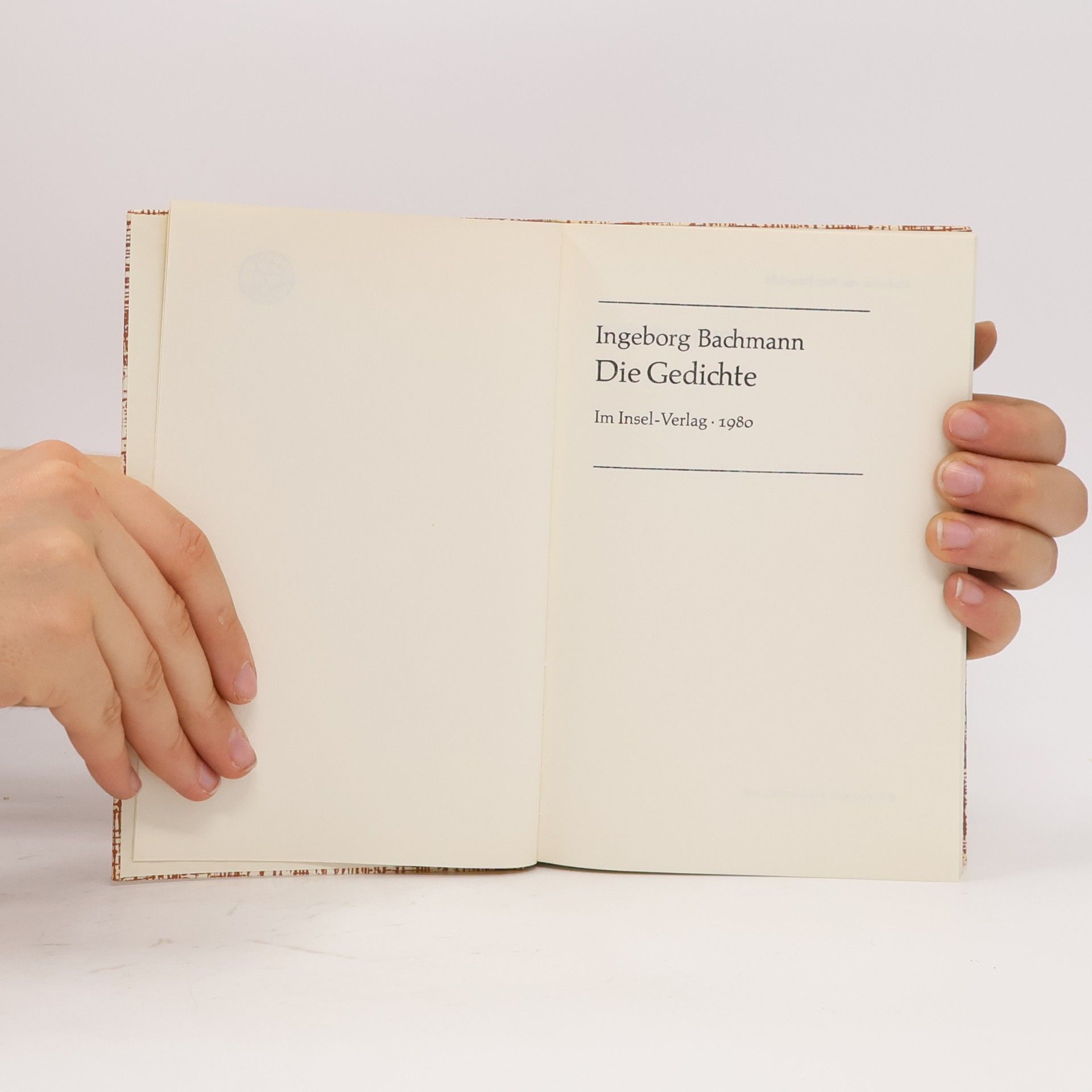 Ingeborg Bachmann Die Gedichte