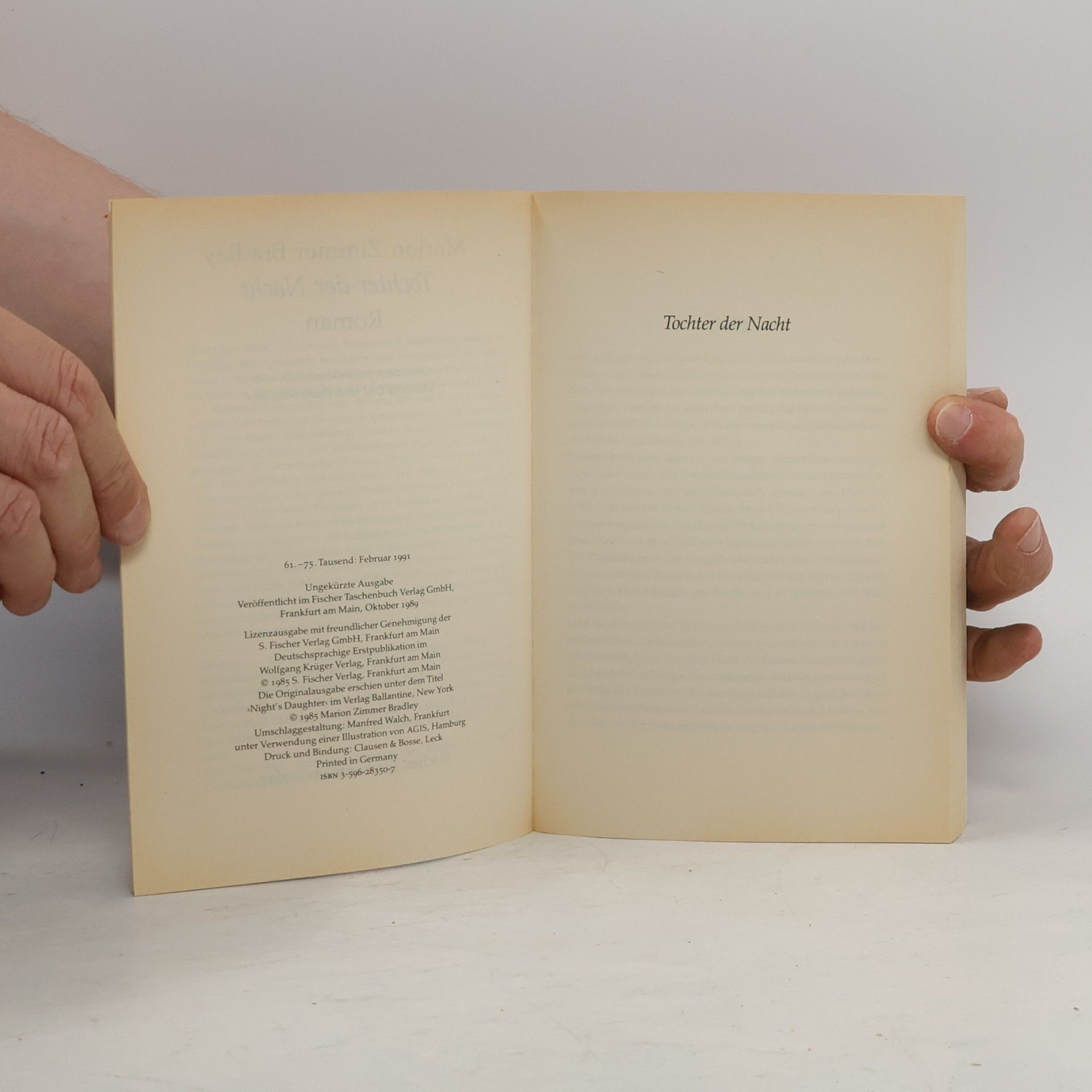 Marion Zimmer Bradley Tochter der Nacht