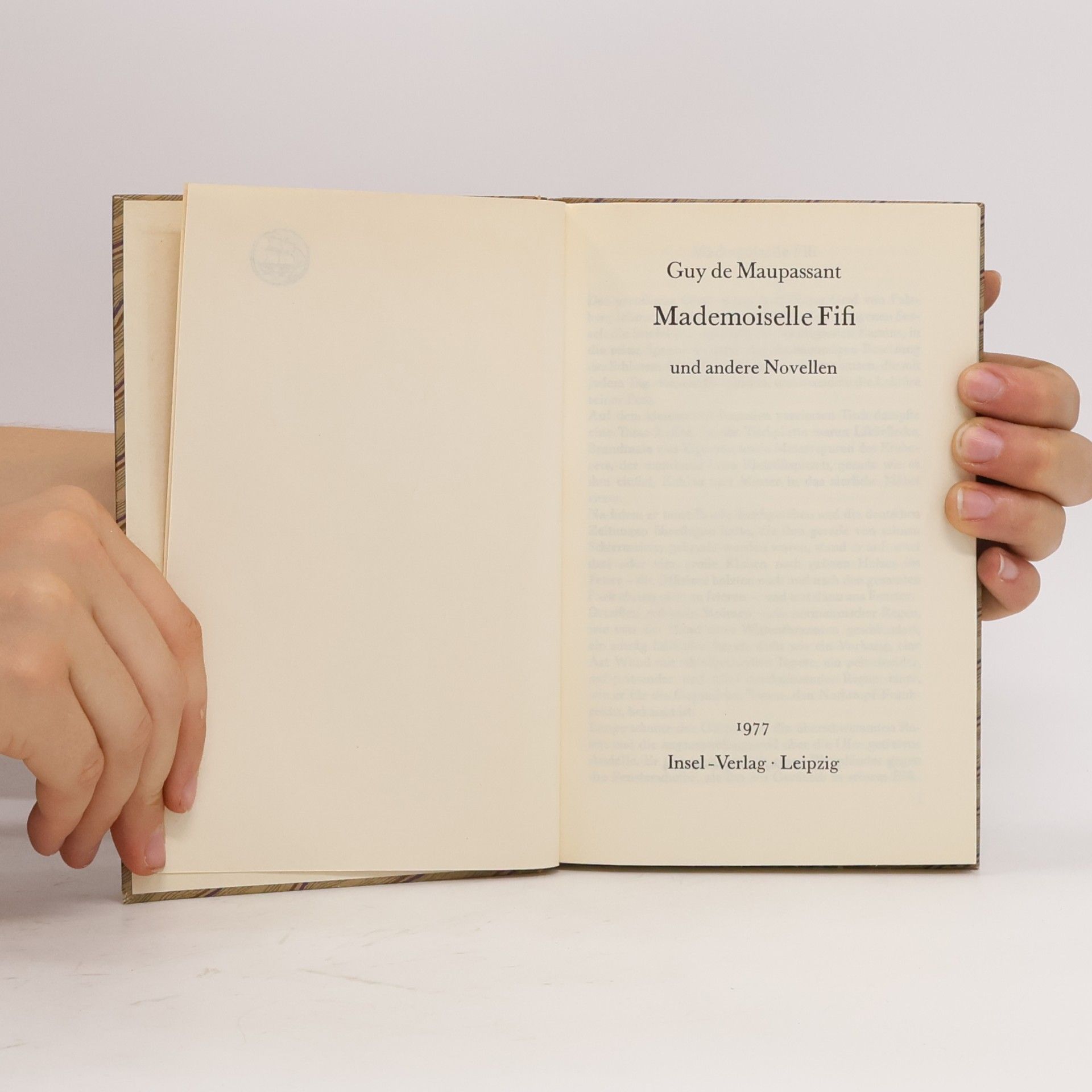 Guy de Maupassant Mademoiselle Fifi und andere Novellen