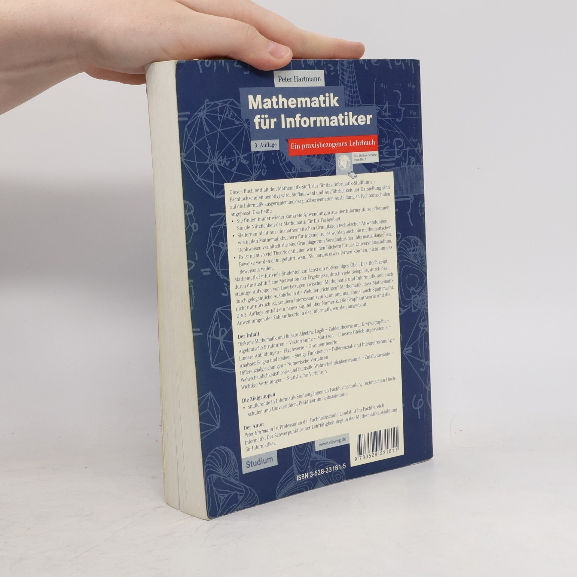 Peter Hartmann Mathematik für Informatiker