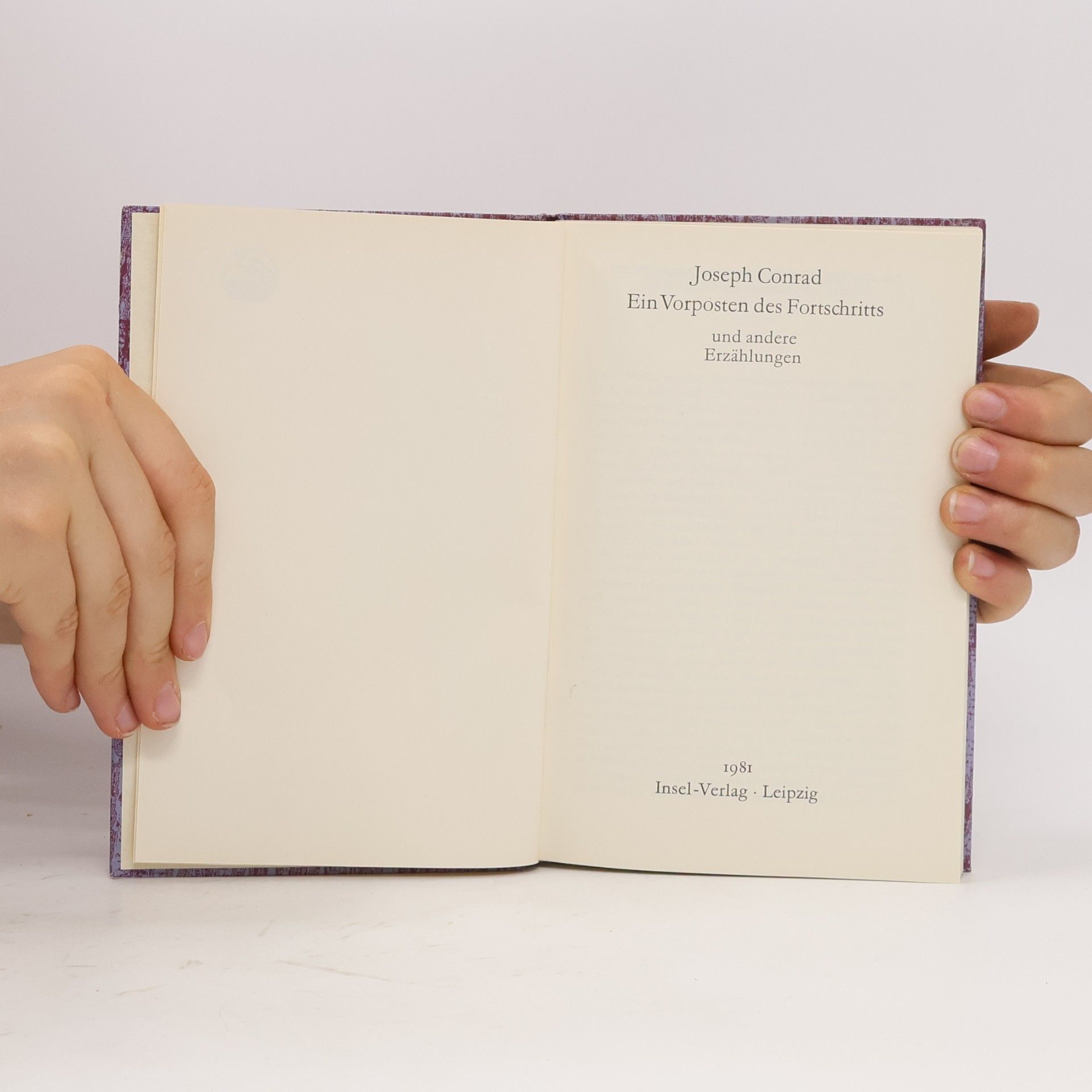 Joseph Conrad Ein Vorposten des Fortschritts