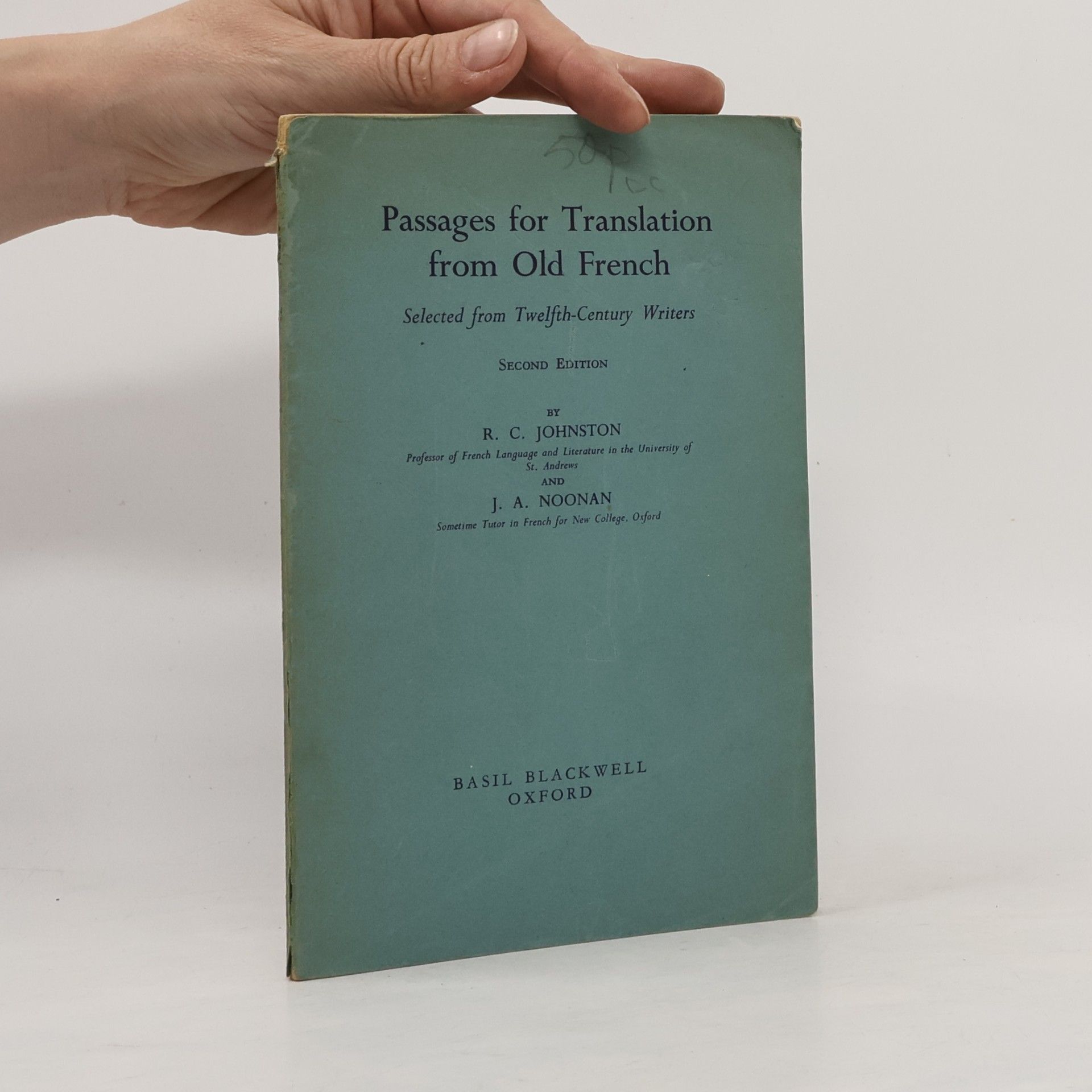 J. A. Noonan Passages for Translation from Old French