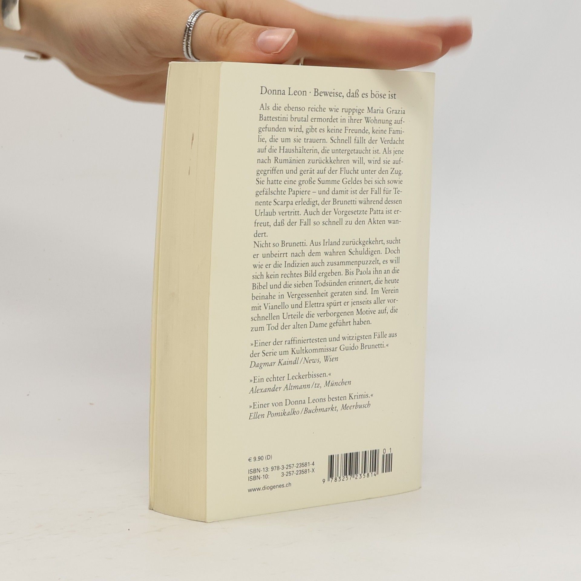 Donna Leon Beweise, daß es böse ist
