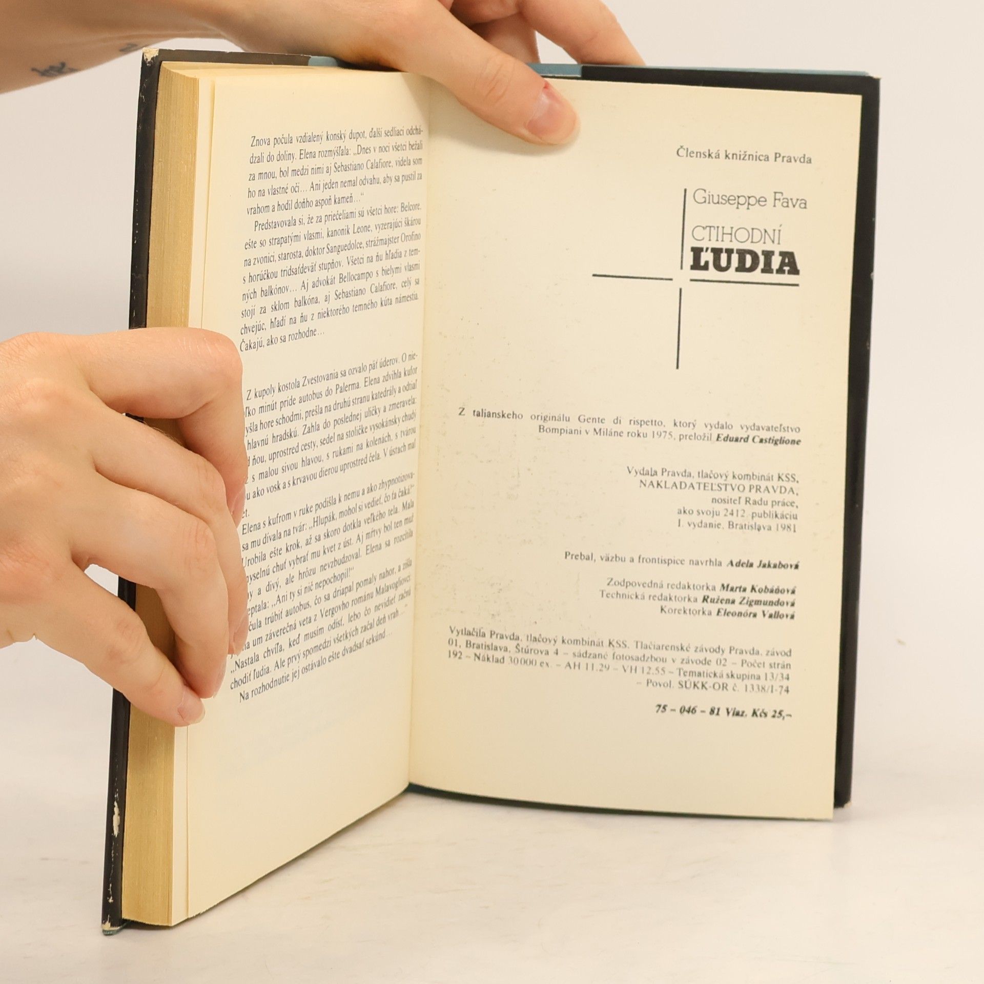 Giuseppe Fava Ctihodní ľudia