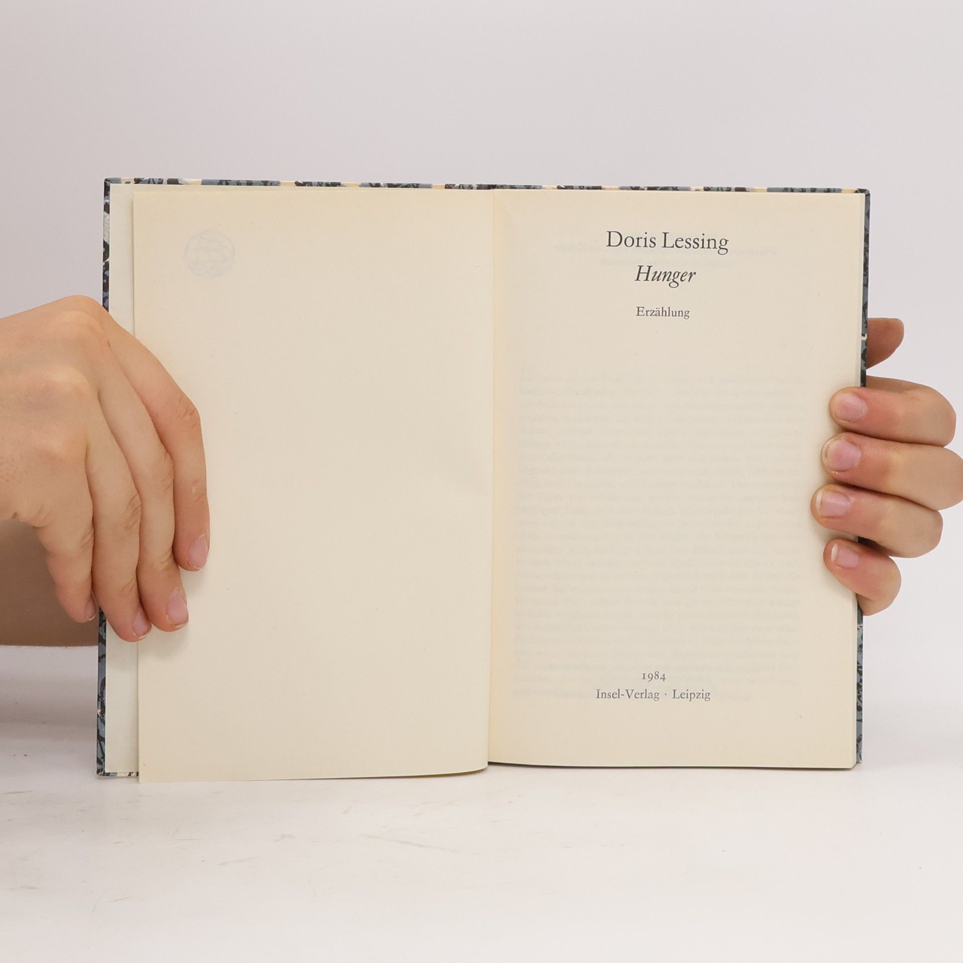 Doris May Lessing Hunger