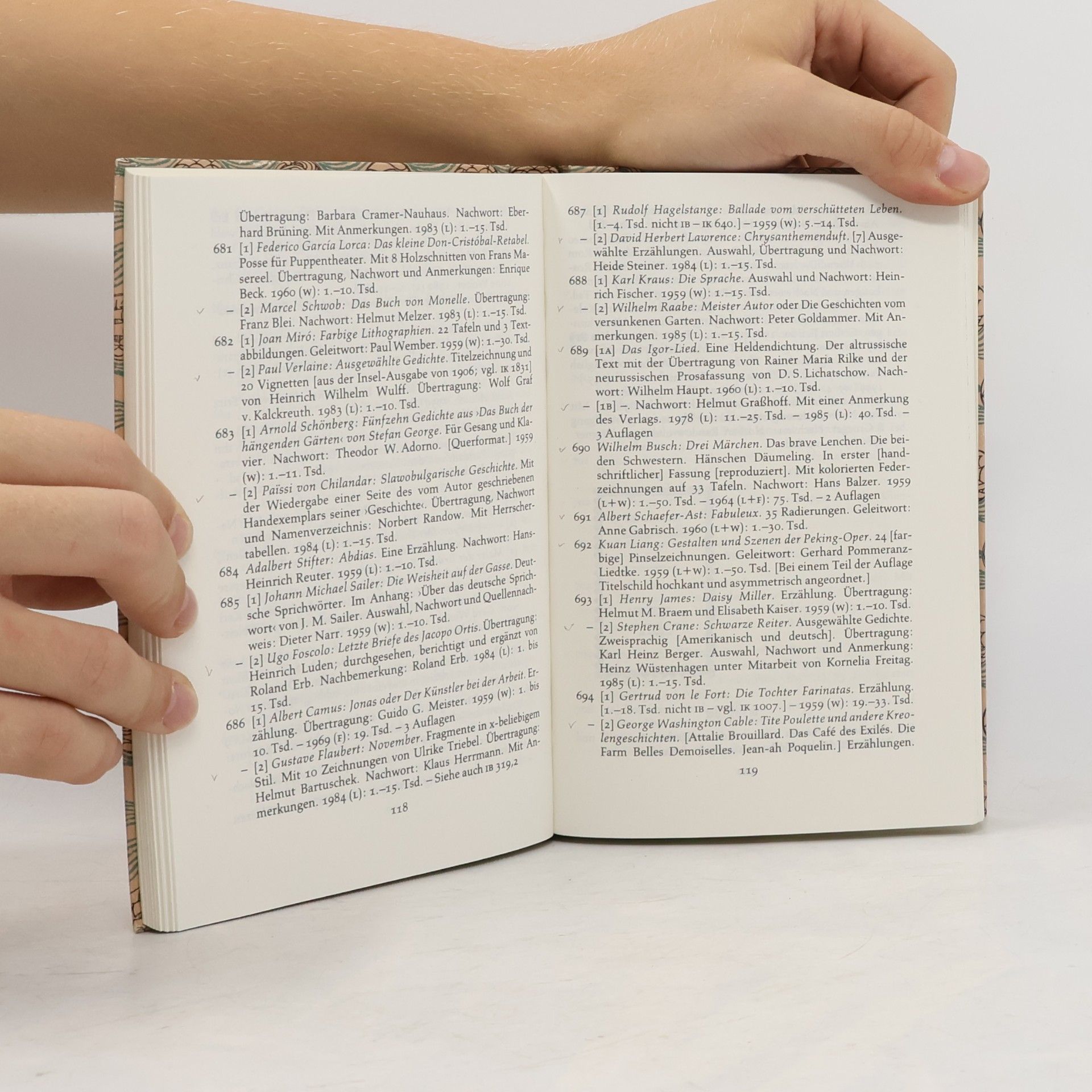 Heinz Sarkowski 75 Jahre Insel-Bücherei. 1912-1987. Eine Bibliographie