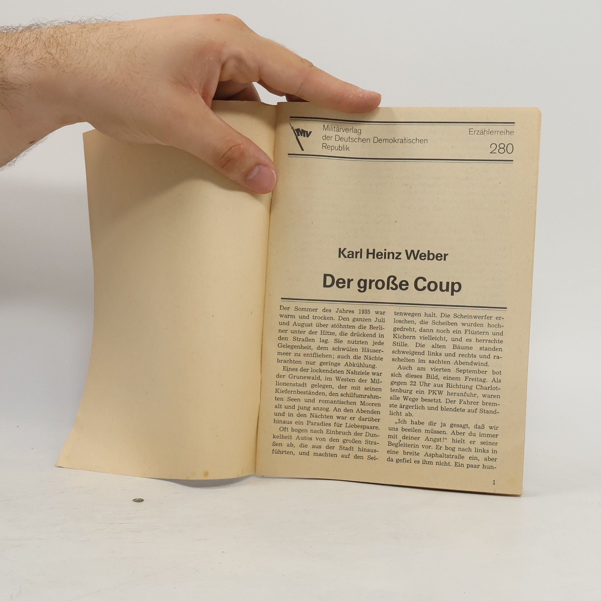 Karl Heinz Weber Der große Coup