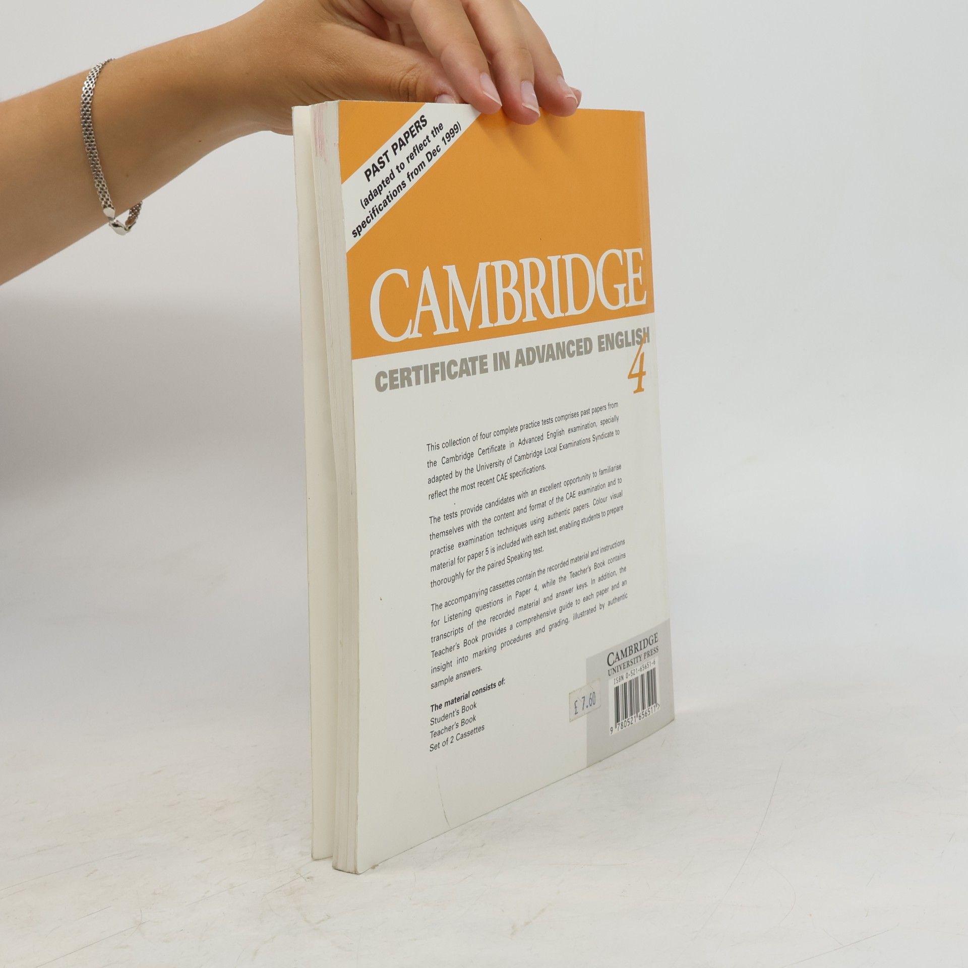 University of Cambridge Local Examinations Syndicate Cambridge Certificate in Advanced English 4 Student's Book